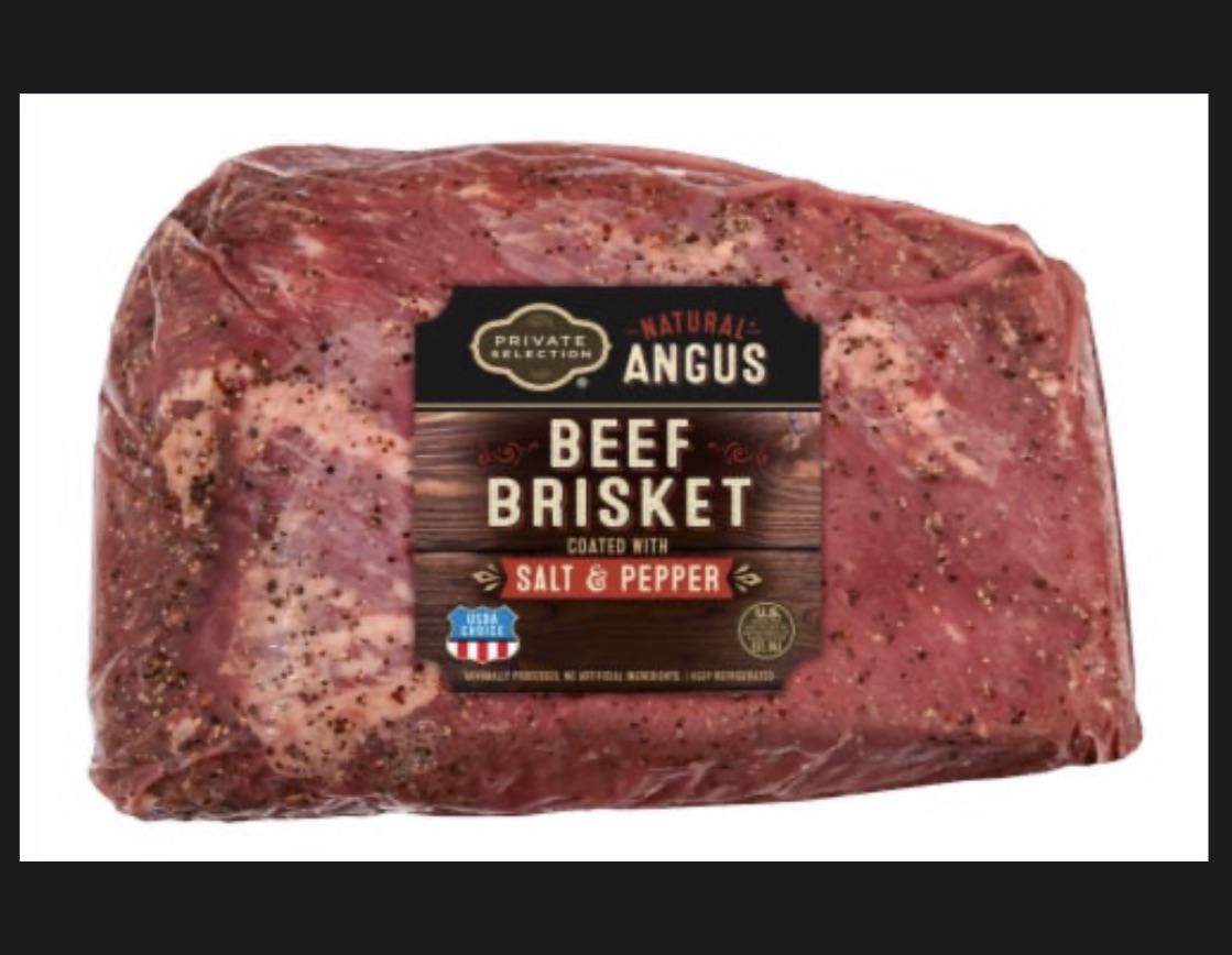 Has anyone tried a small Kroger brisket (pre seasoned with salt and