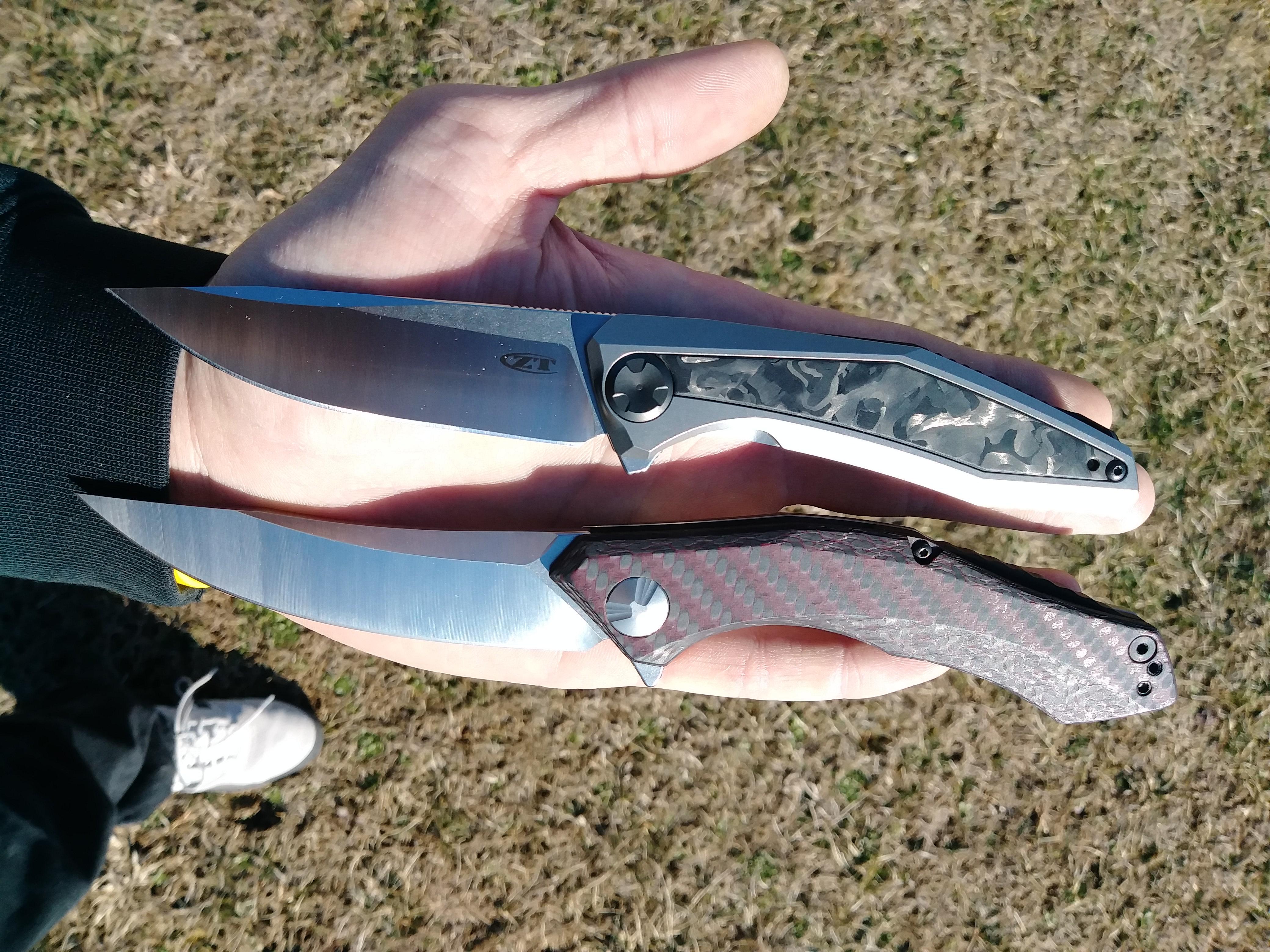 ZT 0470 (top) and 0462. Both designed by Sinkevich. r/knives
