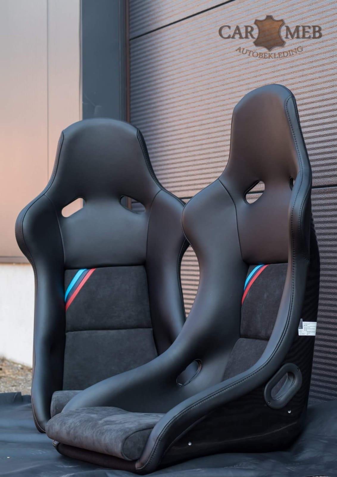 Got my recaro pole positions reupholstered for my BMW e36 project, how