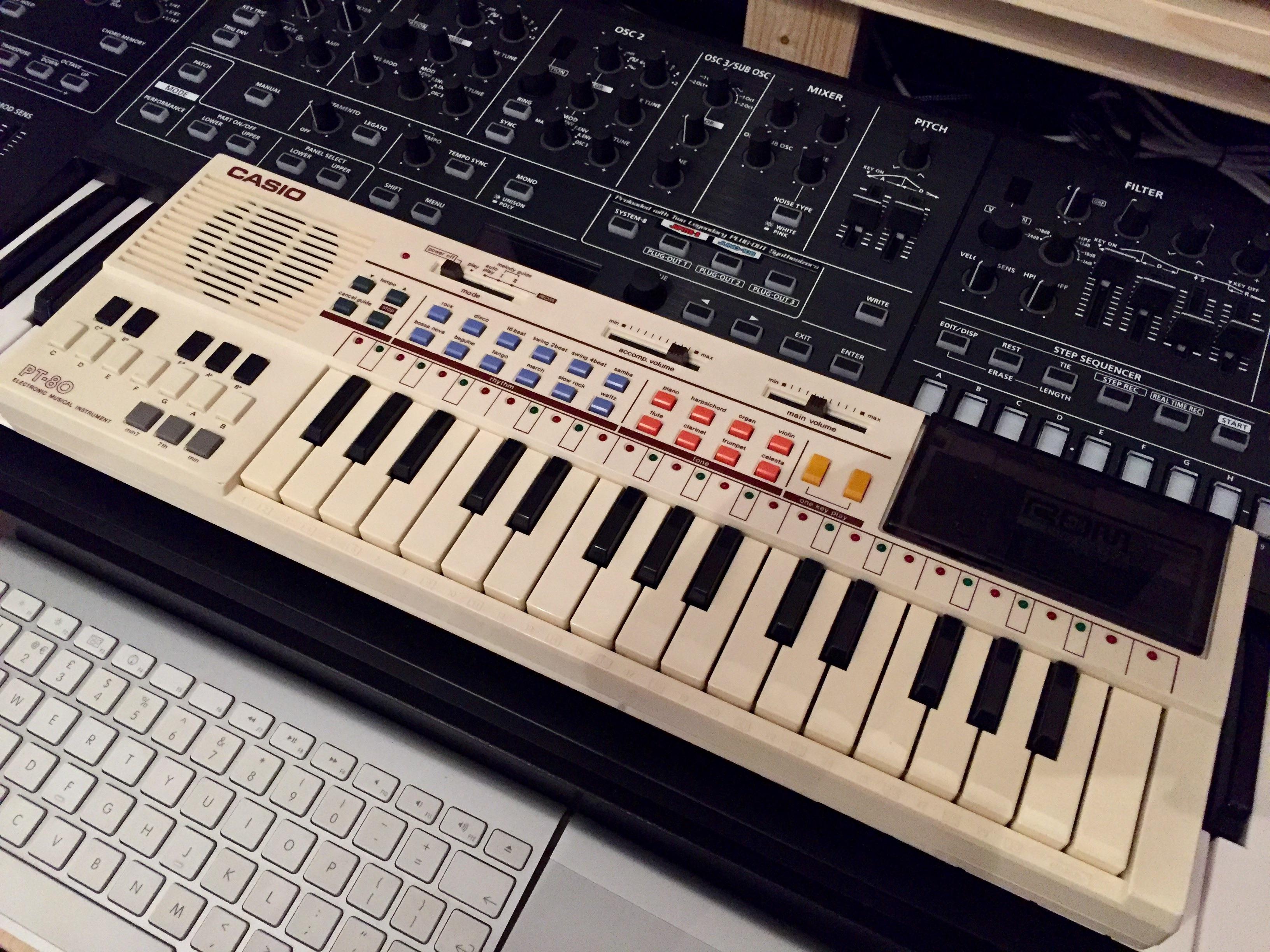 🎵My first ever foray into synths was the Casio PT80 back when I was