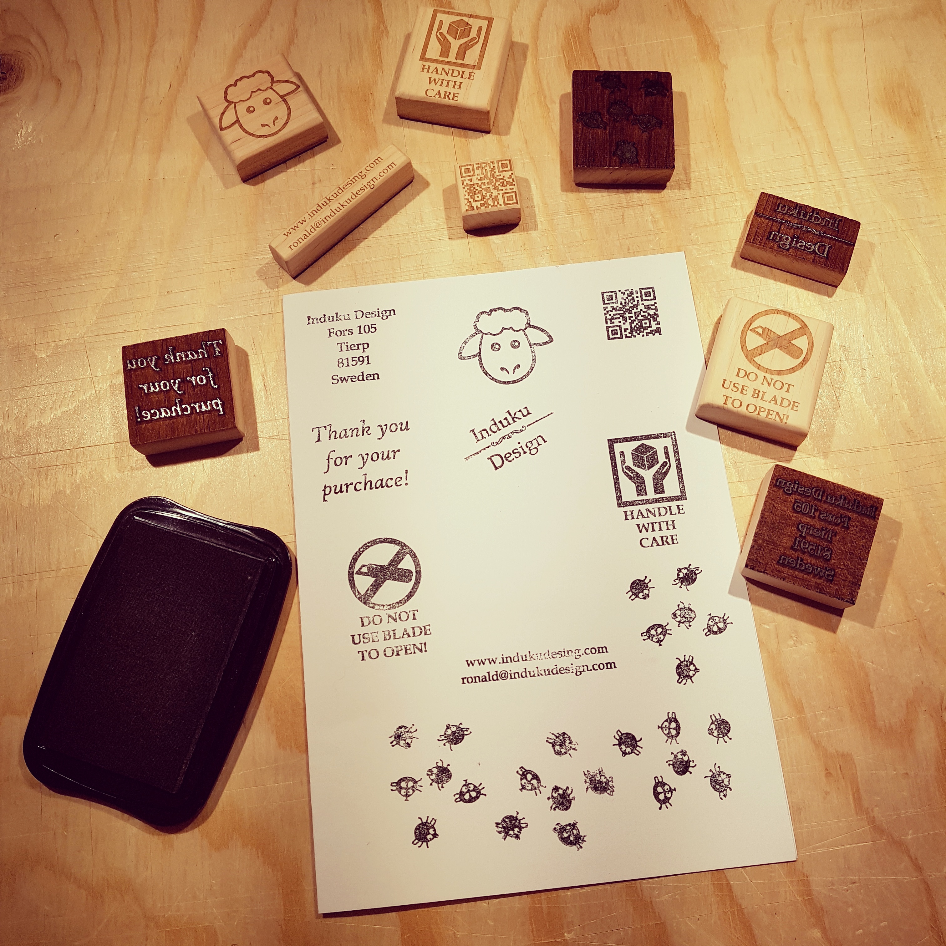 Laser cut stamps from wood. r/lasercutting