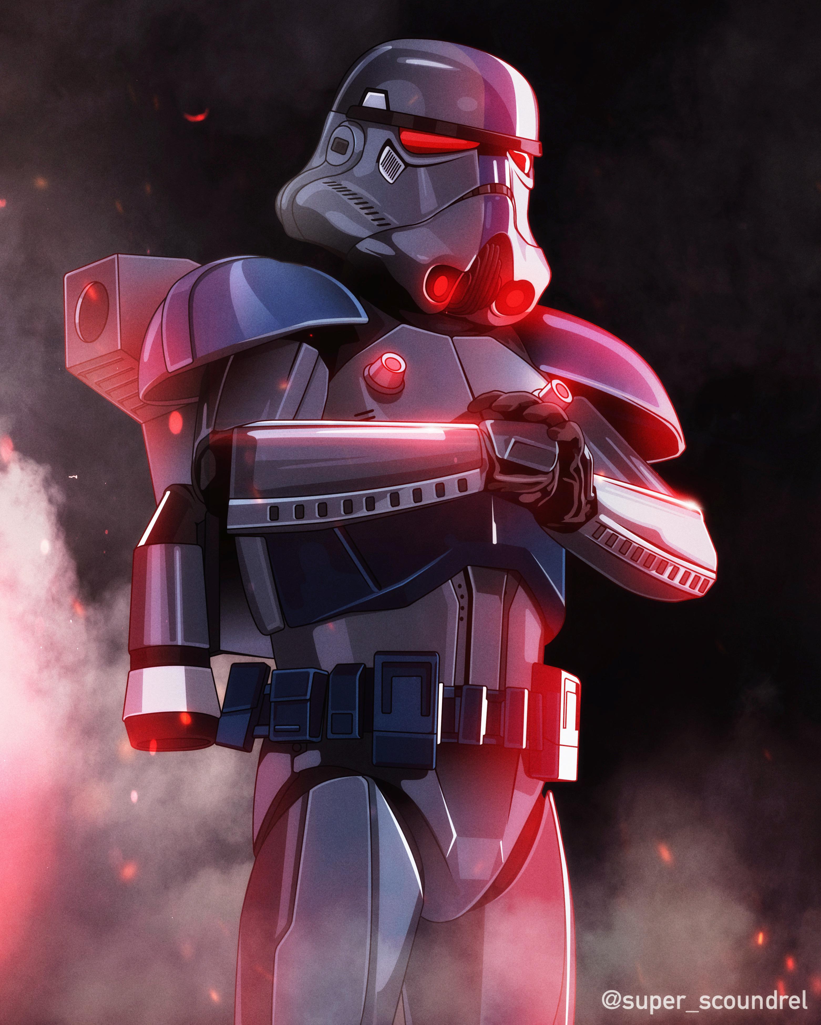 Just finished this Dark Trooper illustration ) StarWars
