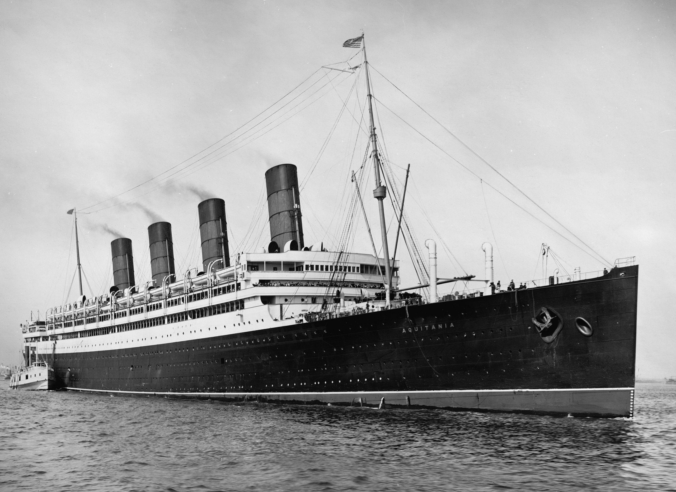 TDIH May 30, 1914, The new, and then the largest, Cunard ocean liner