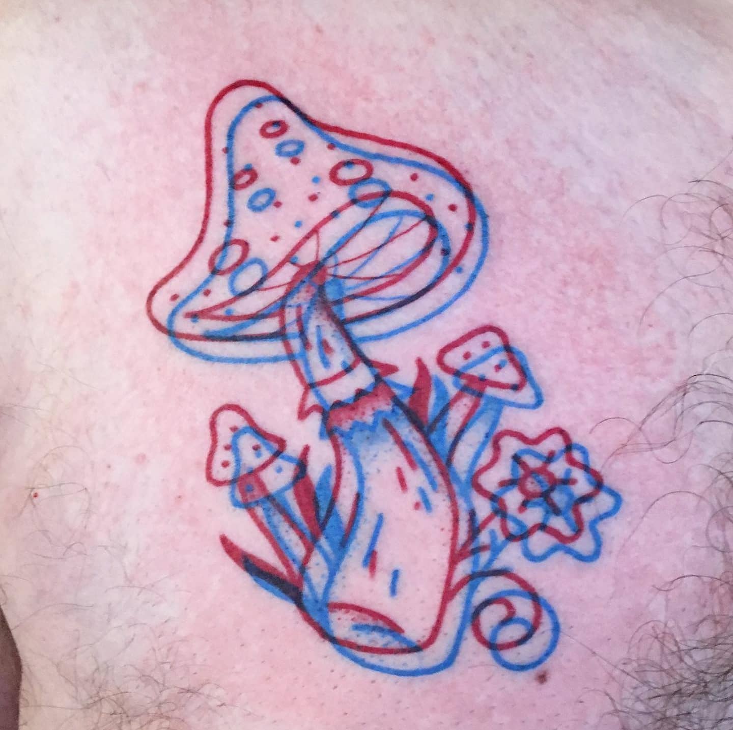 Tattoo art by Winston The Whale (IG winstonthewhale) trippy