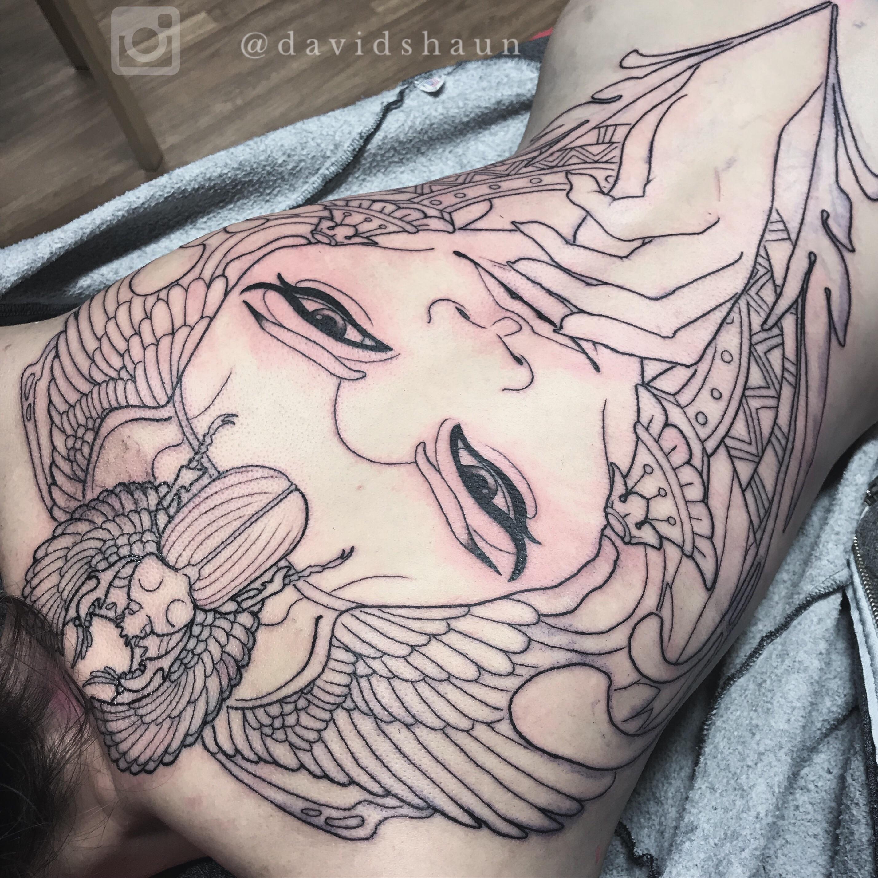 A follow up to my stencil removal post. lines are down