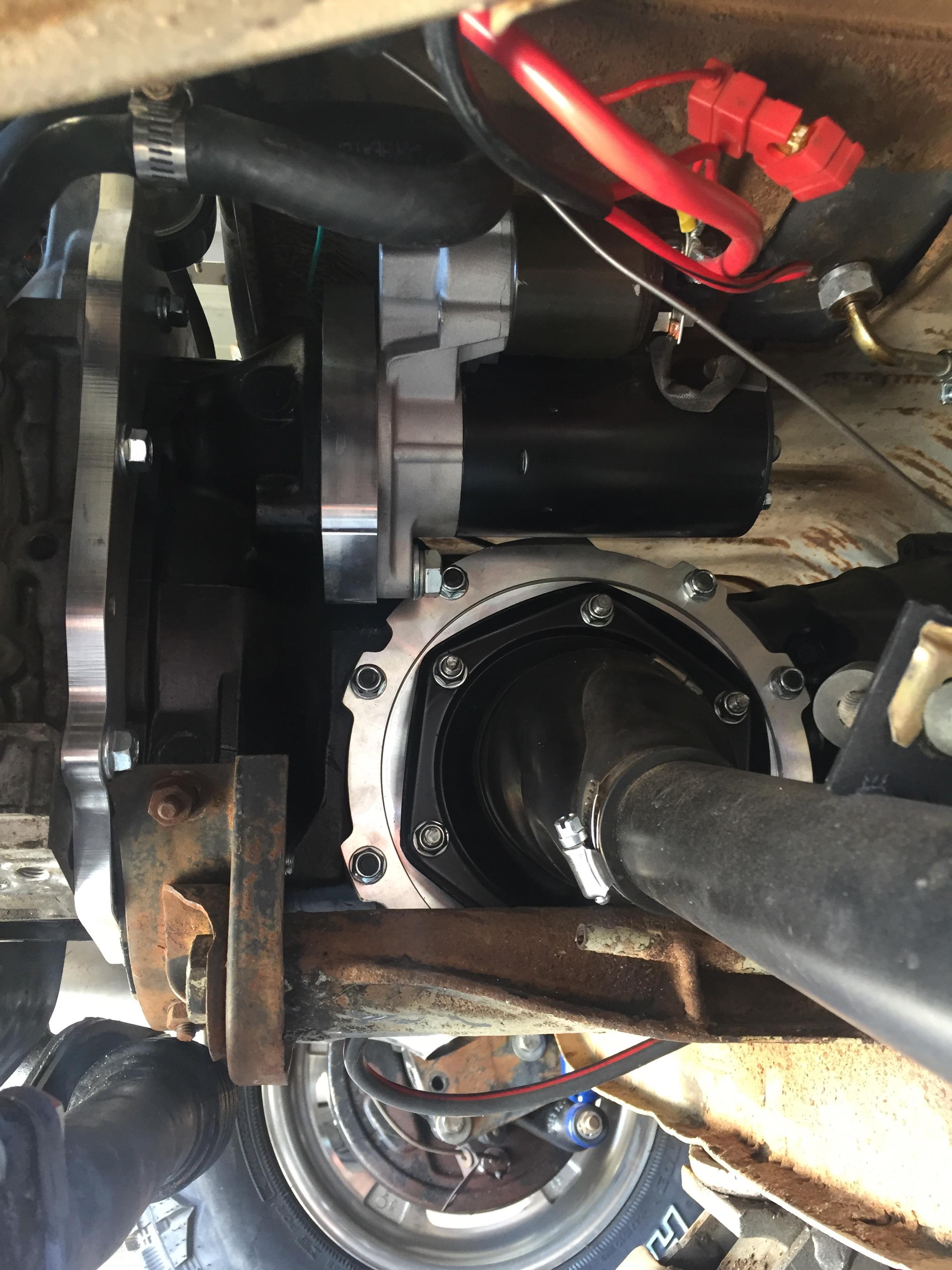 Subaru adapter plate, vw TDI starter to old school RGB tranny adapter plate, super built tranny