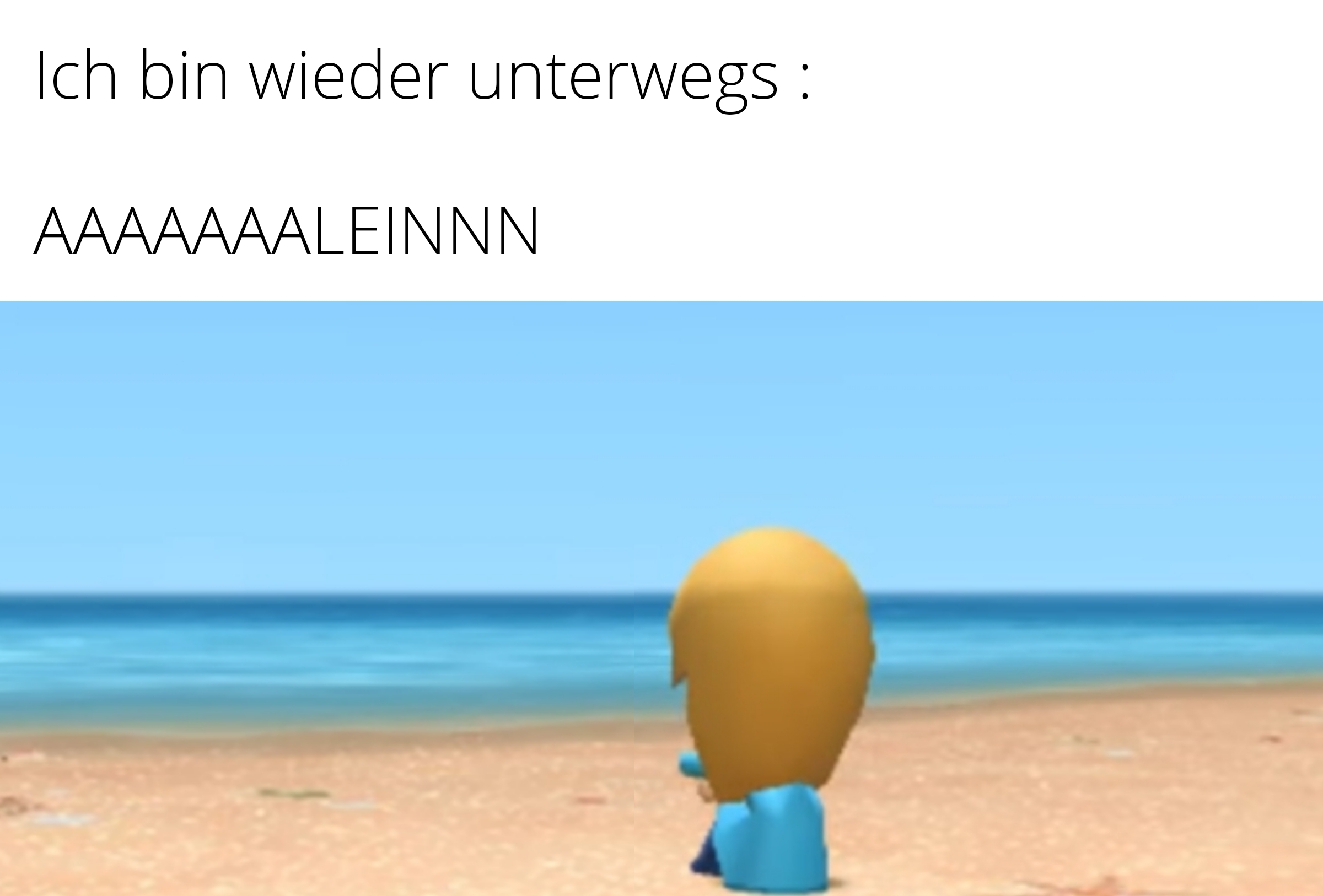 ICH BIN WIEDER UNTERWEGS r/Huebi