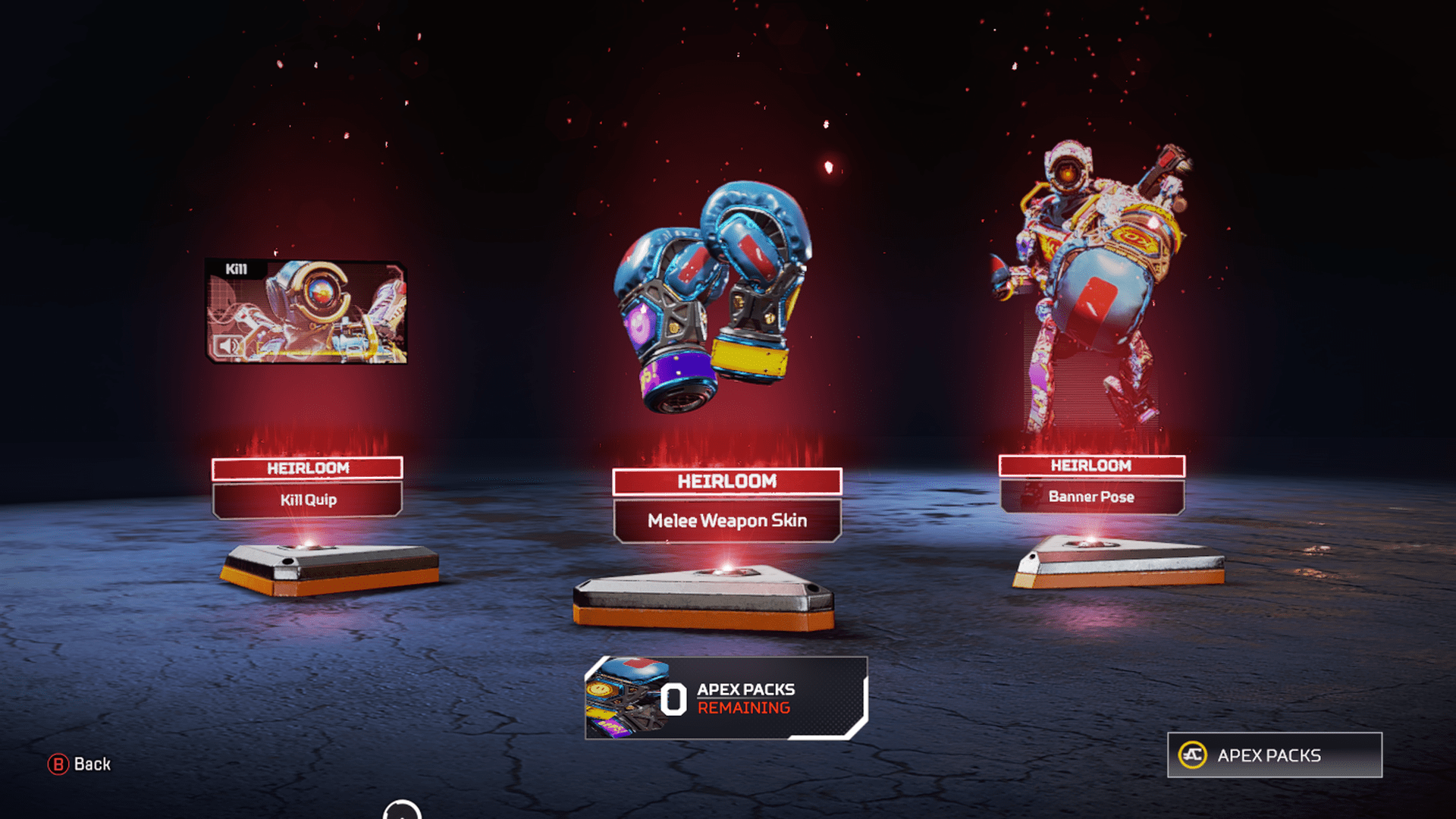 After around 200 apex packs opened and hitting over level 400 I finally got it, got me hyped so