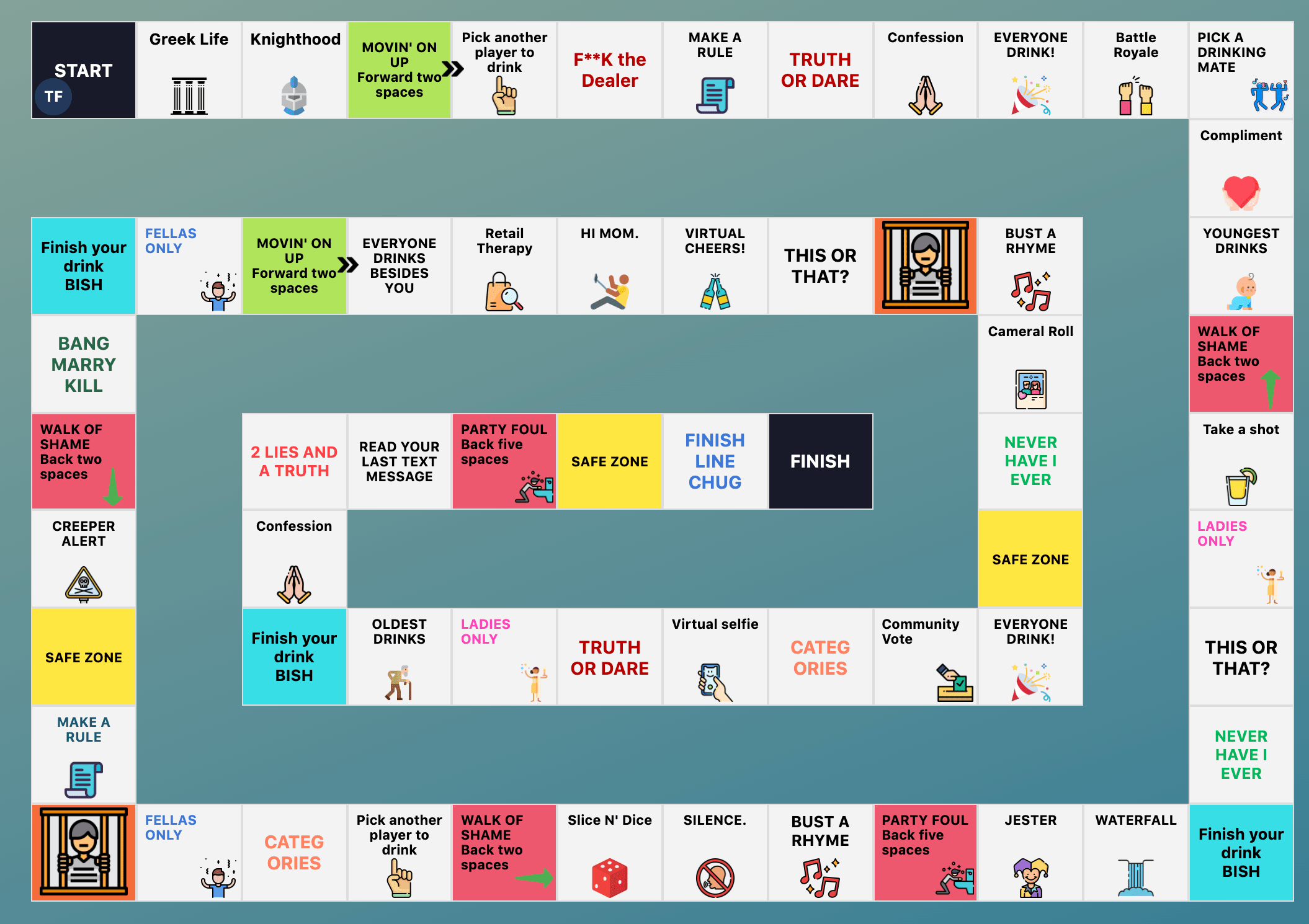 My friend and I made a free virtual drinking game you can play over