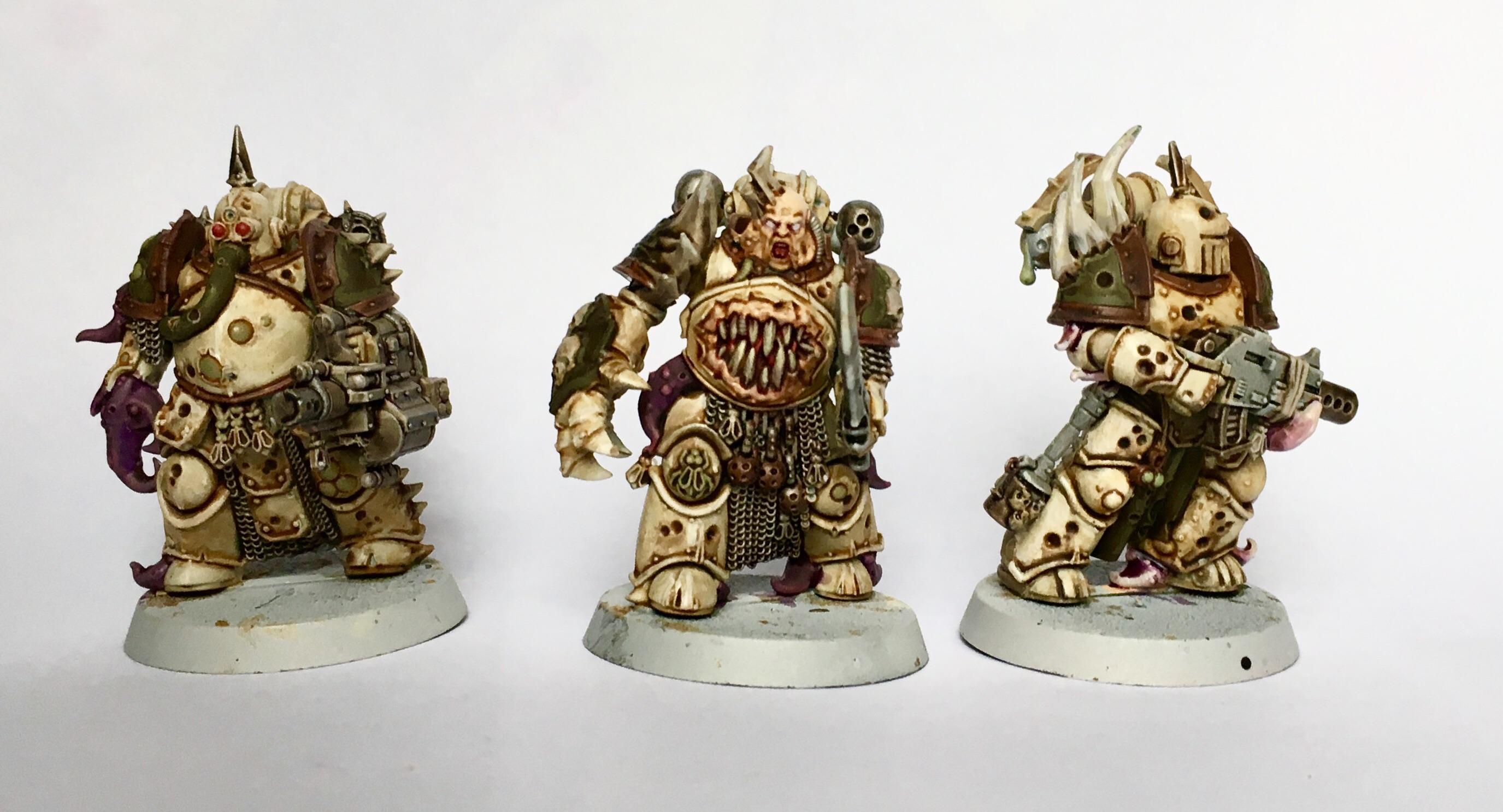 First ever box finished easy to build plague marines Pallid Hand