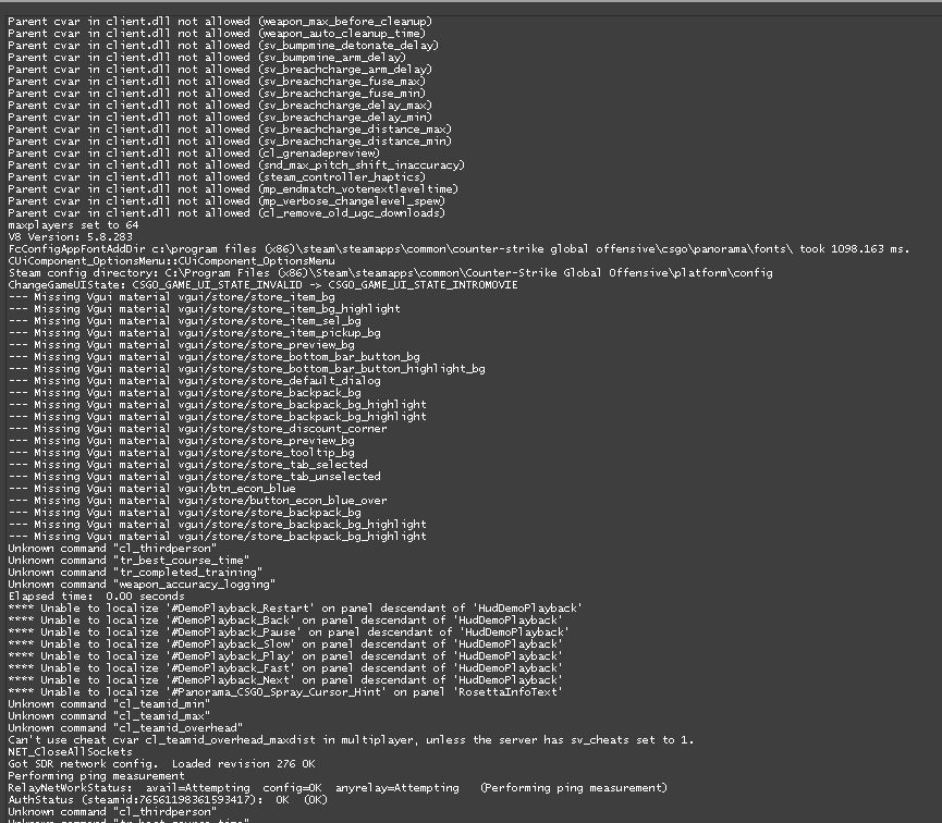 What is the font used in CSGO's developer console? identifythisfont