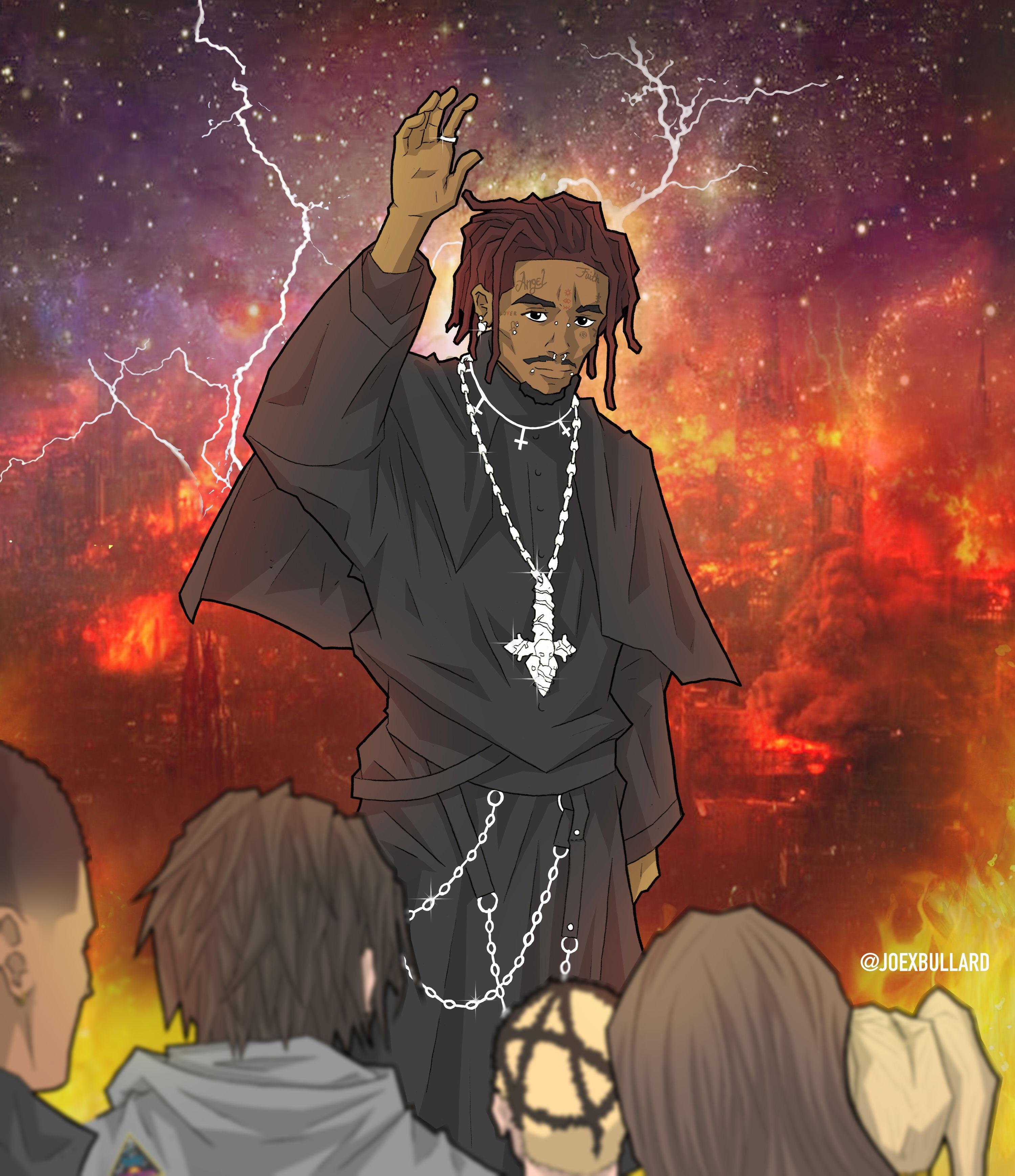 Uzi/Luziver fan art I drew (joexbullard on IG) liluzivert