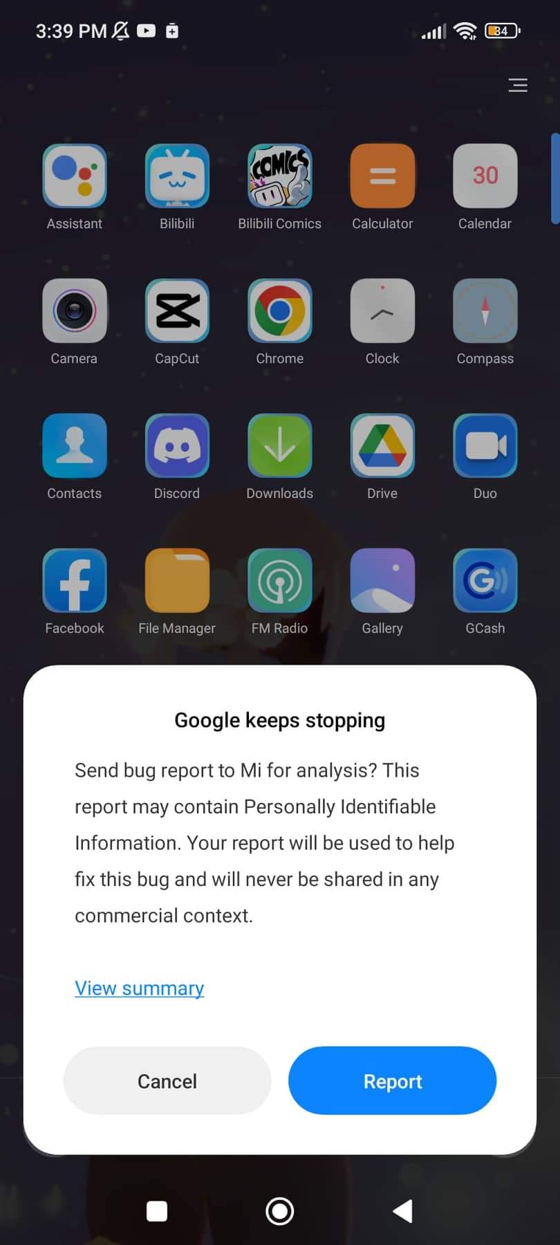 Google keeps stopping r/PocoPhones