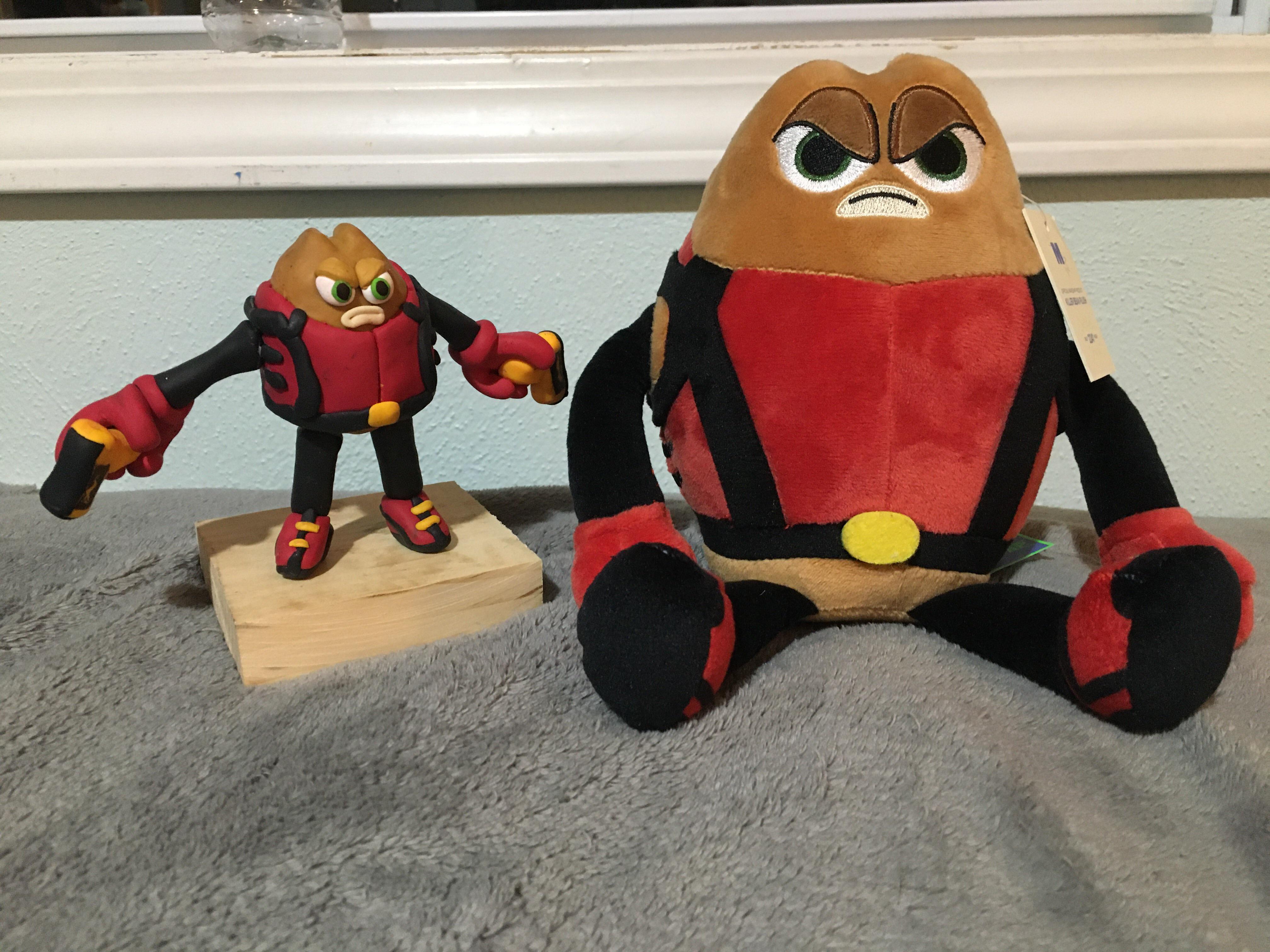 Made a Killer Bean figure to go with my Killer Bean plush, what do you