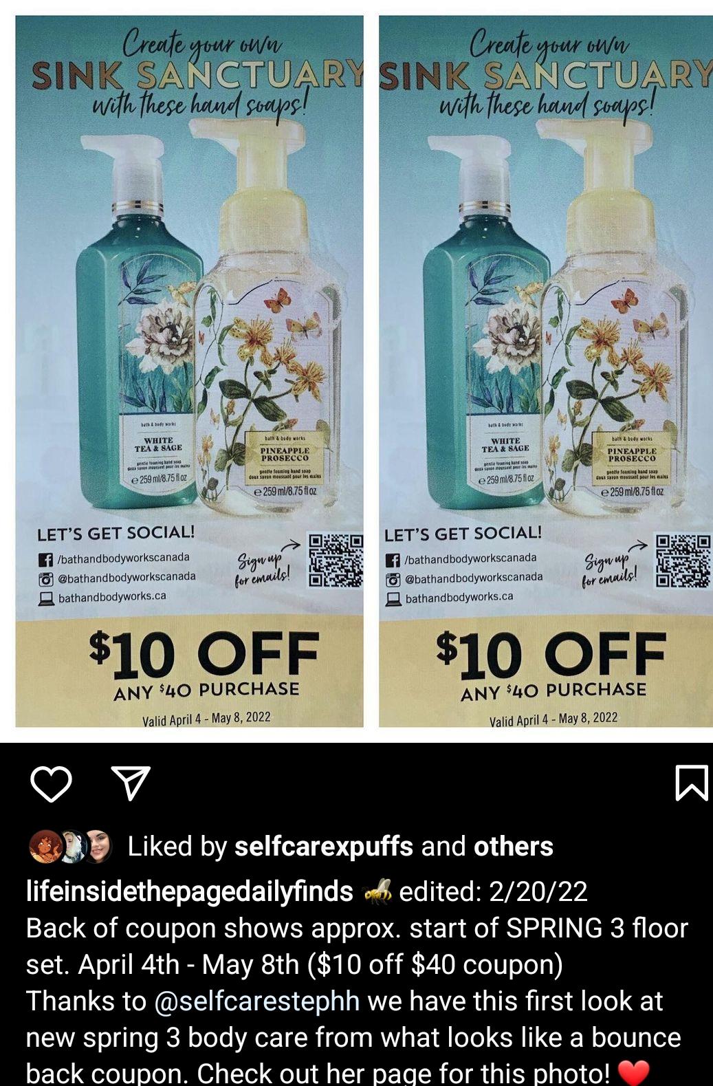 Canadians are getting bounce back coupons r/bathandbodyworks