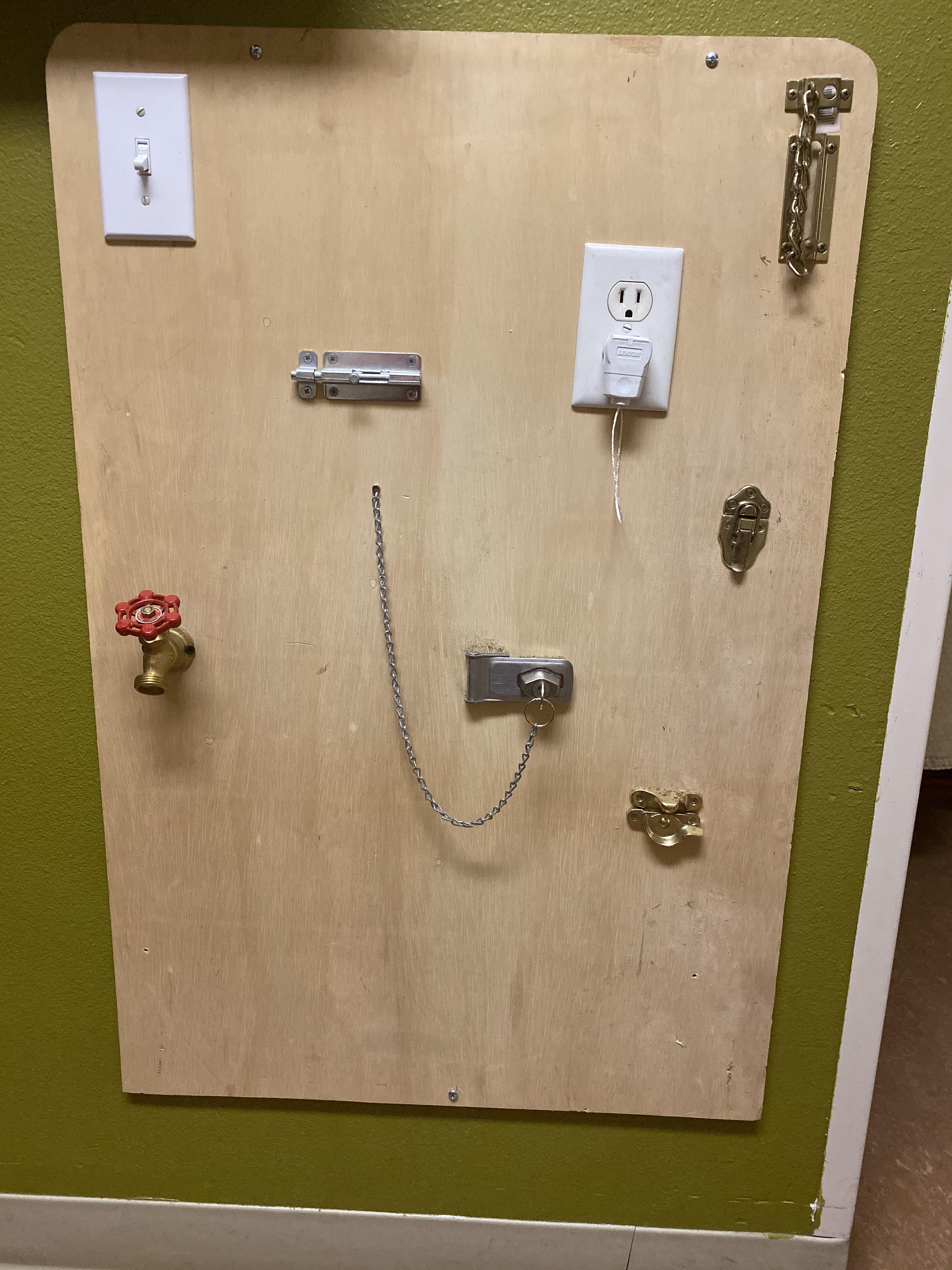 This activity board for a dementia patient r/mildlyinteresting
