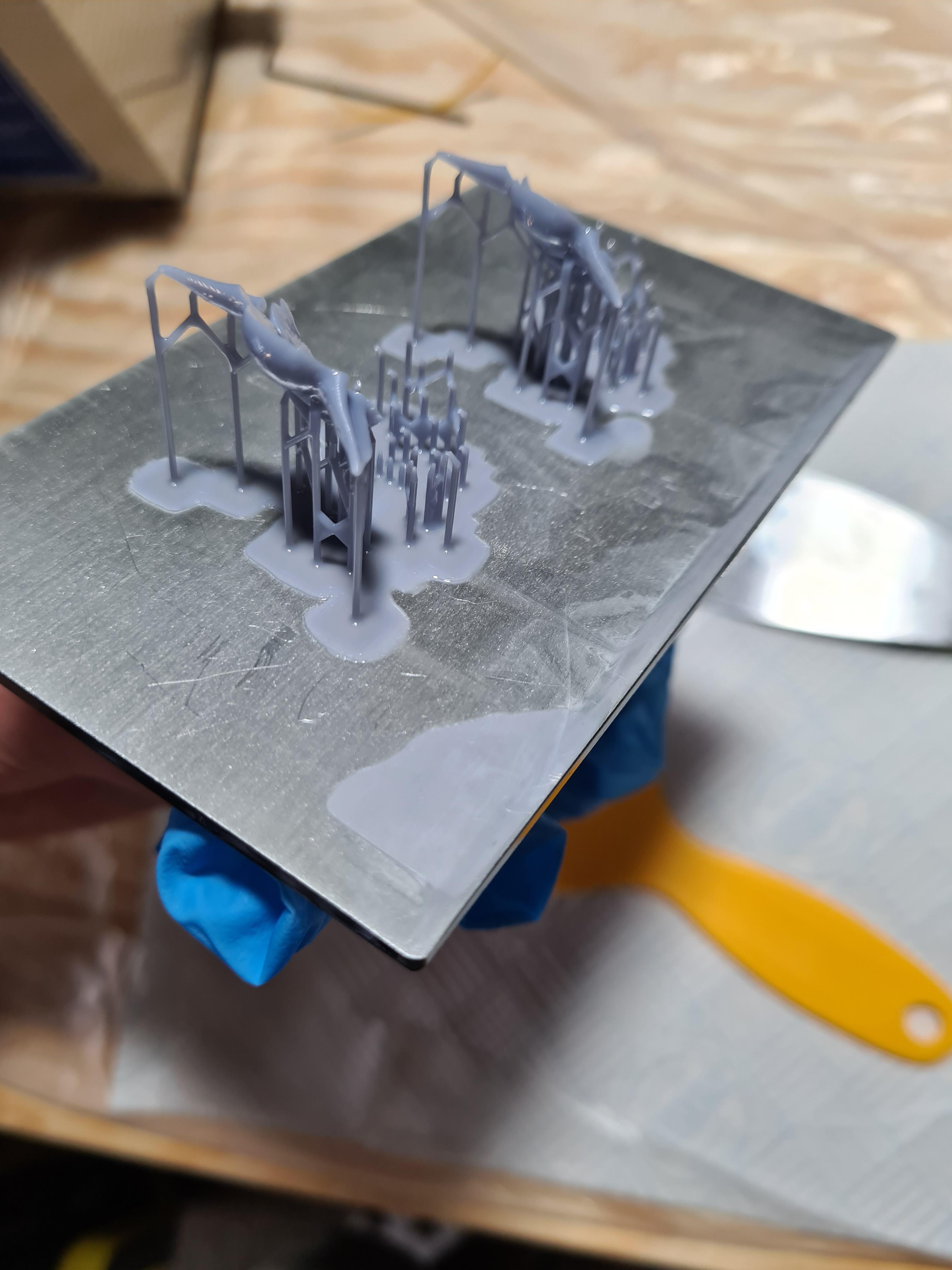 What causes resin to cure in unexposed areas of build plate? r/ElegooMars