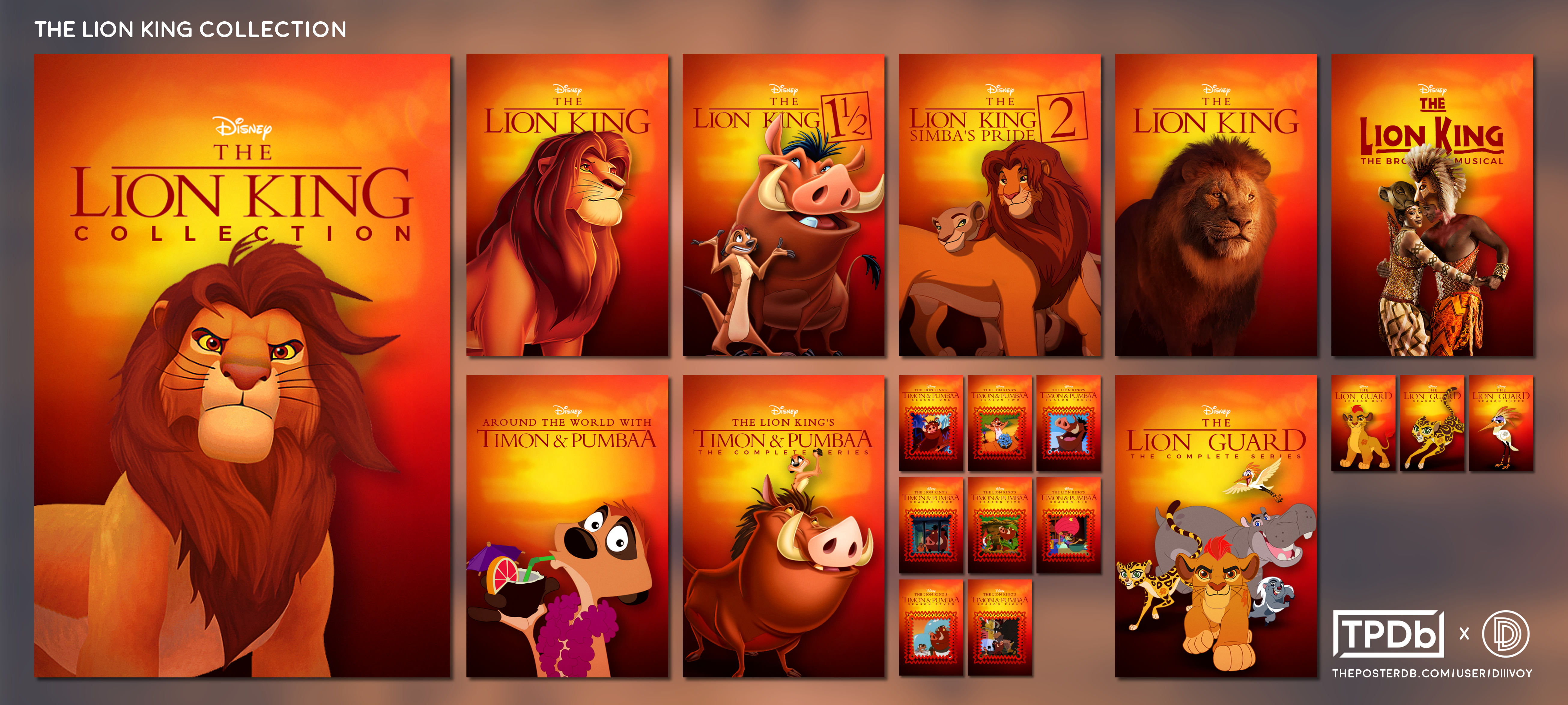The Lion King Animated, LiveAction, TV & Broadway [Collection] r