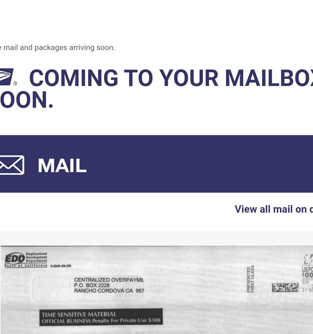 [California] Saw this on usps mail coming in today... im out of town on