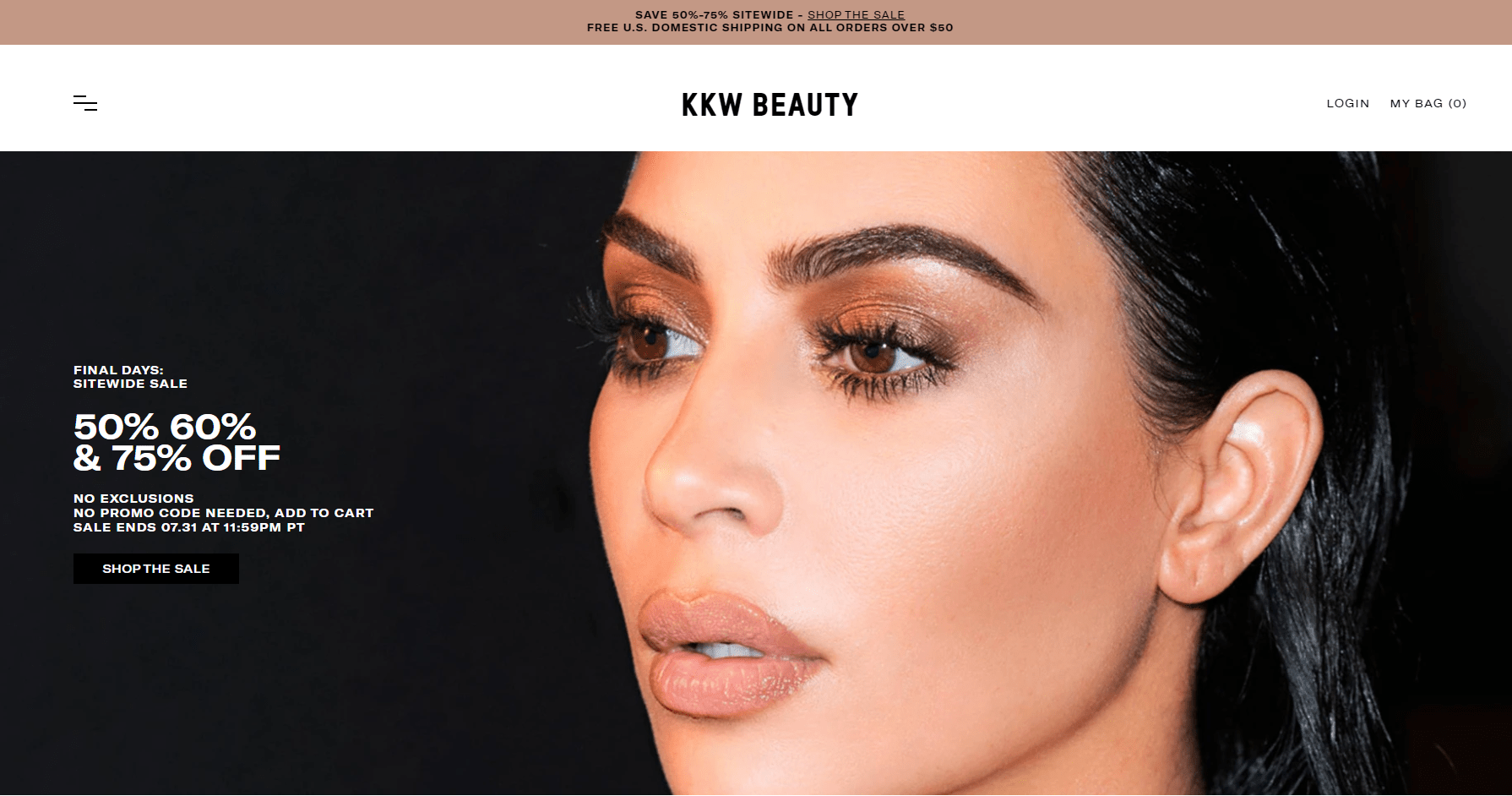 KKW Beauty 5075 OFF SITEWIDE (no exclusions, no code needed); Sale