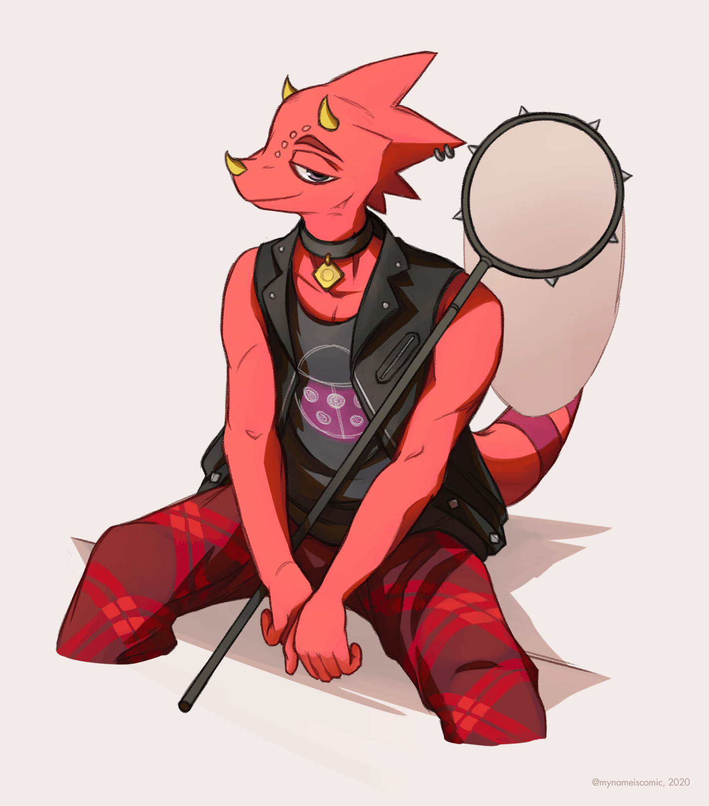 I drew Flick from Animal Crossing. r/furry