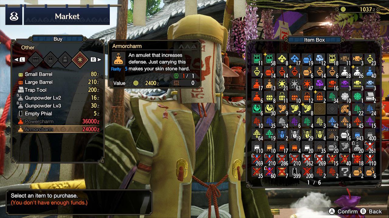 make sure you guys get the powercharm & armorcharm from the merchant to