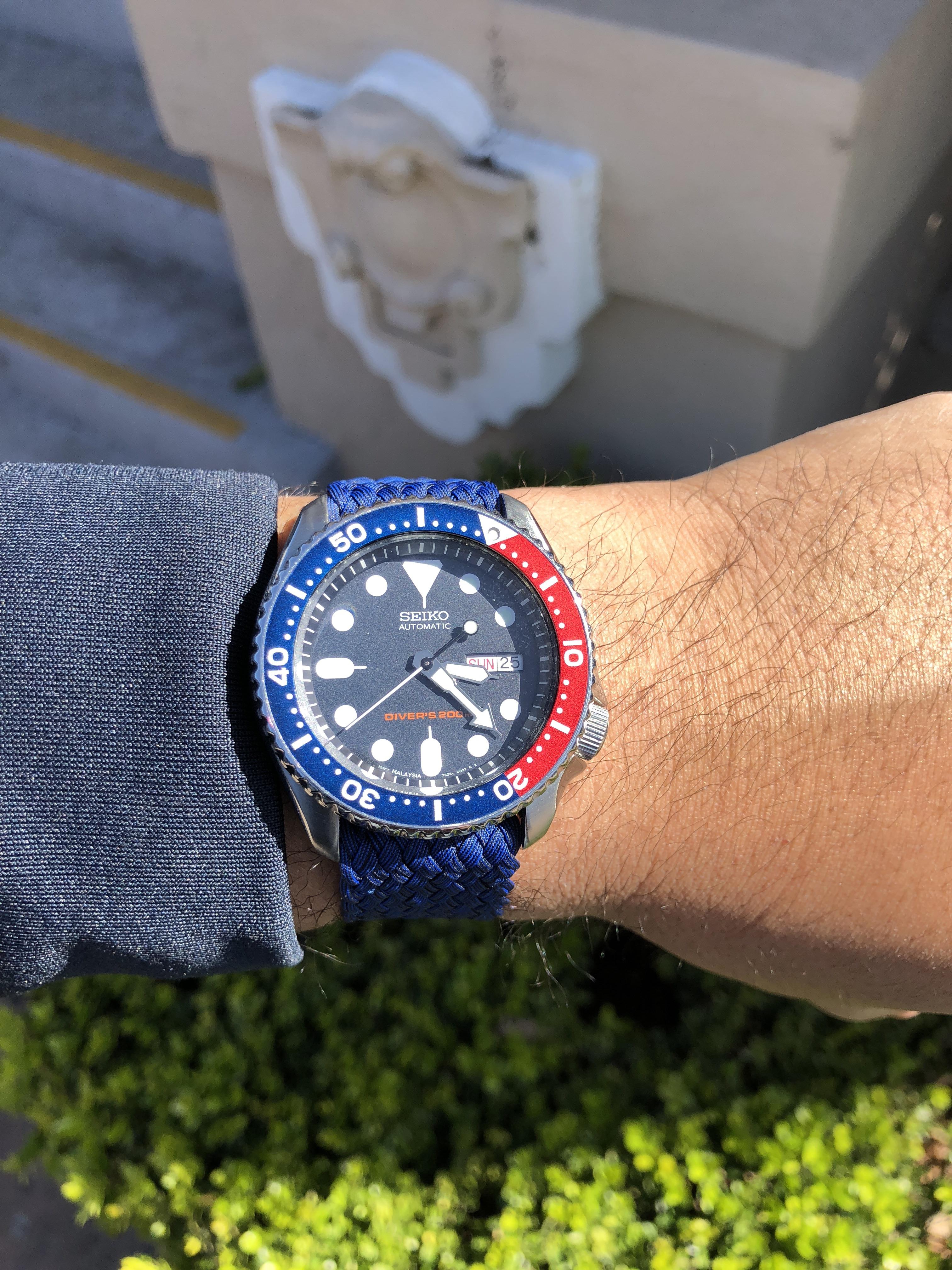 Seiko SKX175 on vacation in San Diego Seiko