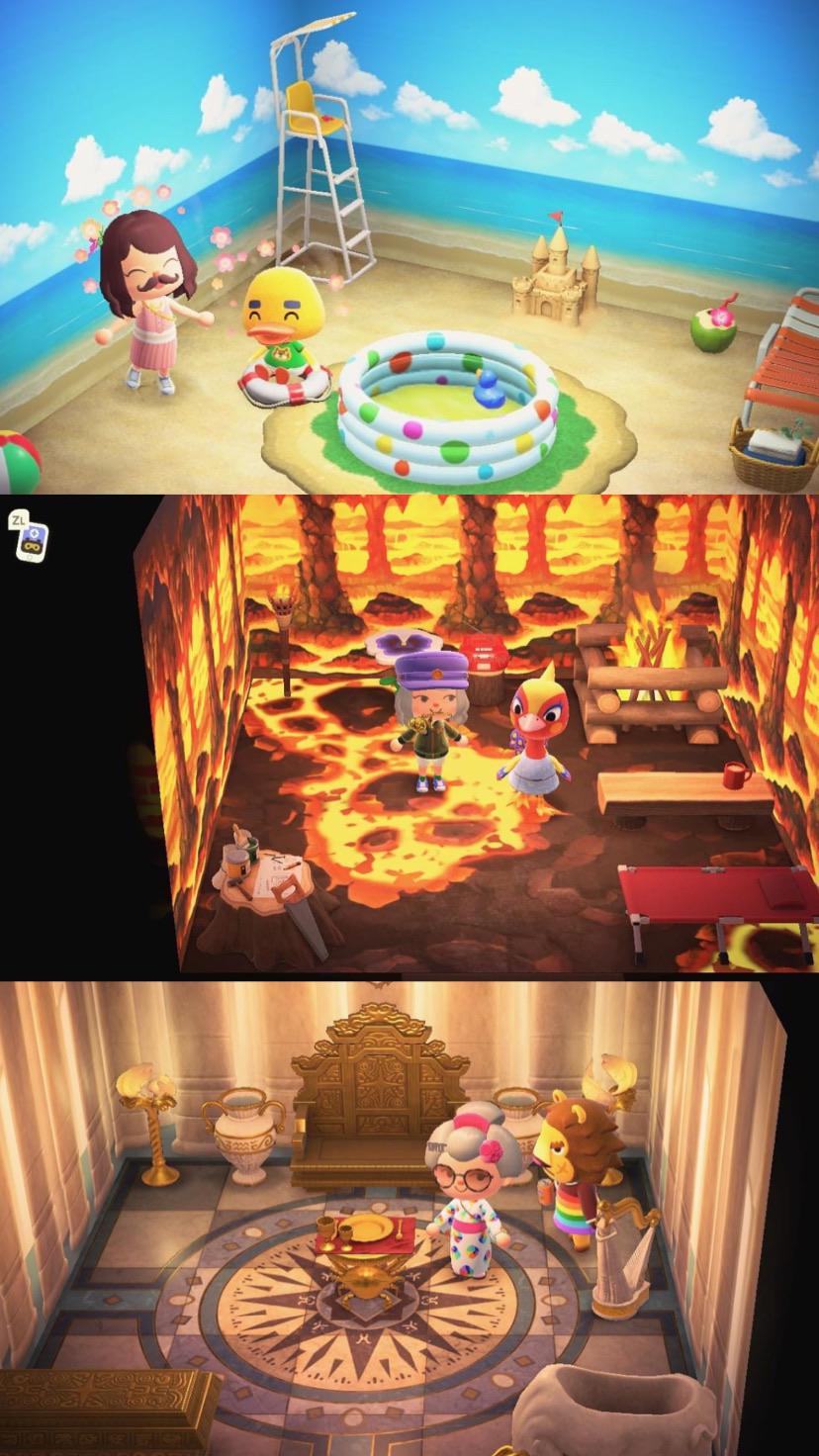 Some of my favorite interior of my villager’s houses Joey, Phoebe and