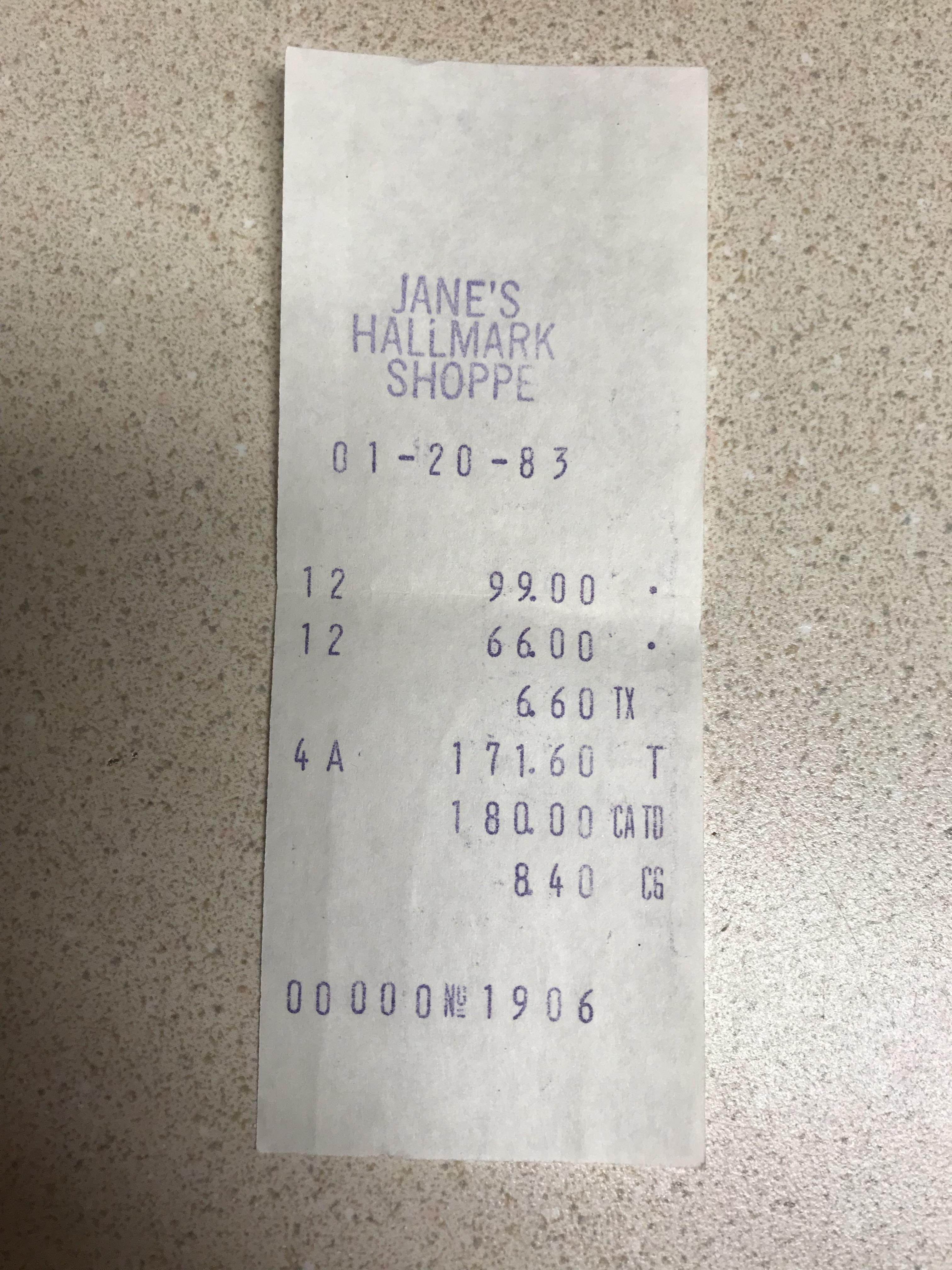 Found in my purchase from Goodwill today. r/FoundPaper