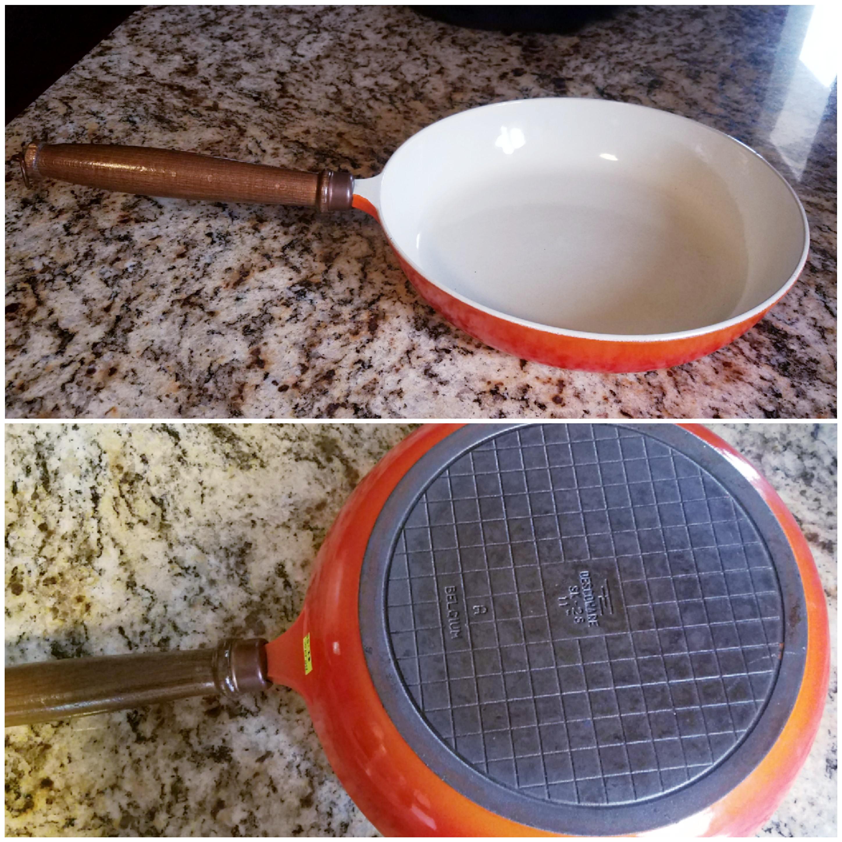 Stumbled upon this vintage Descoware made in Belgium cast iron skillet