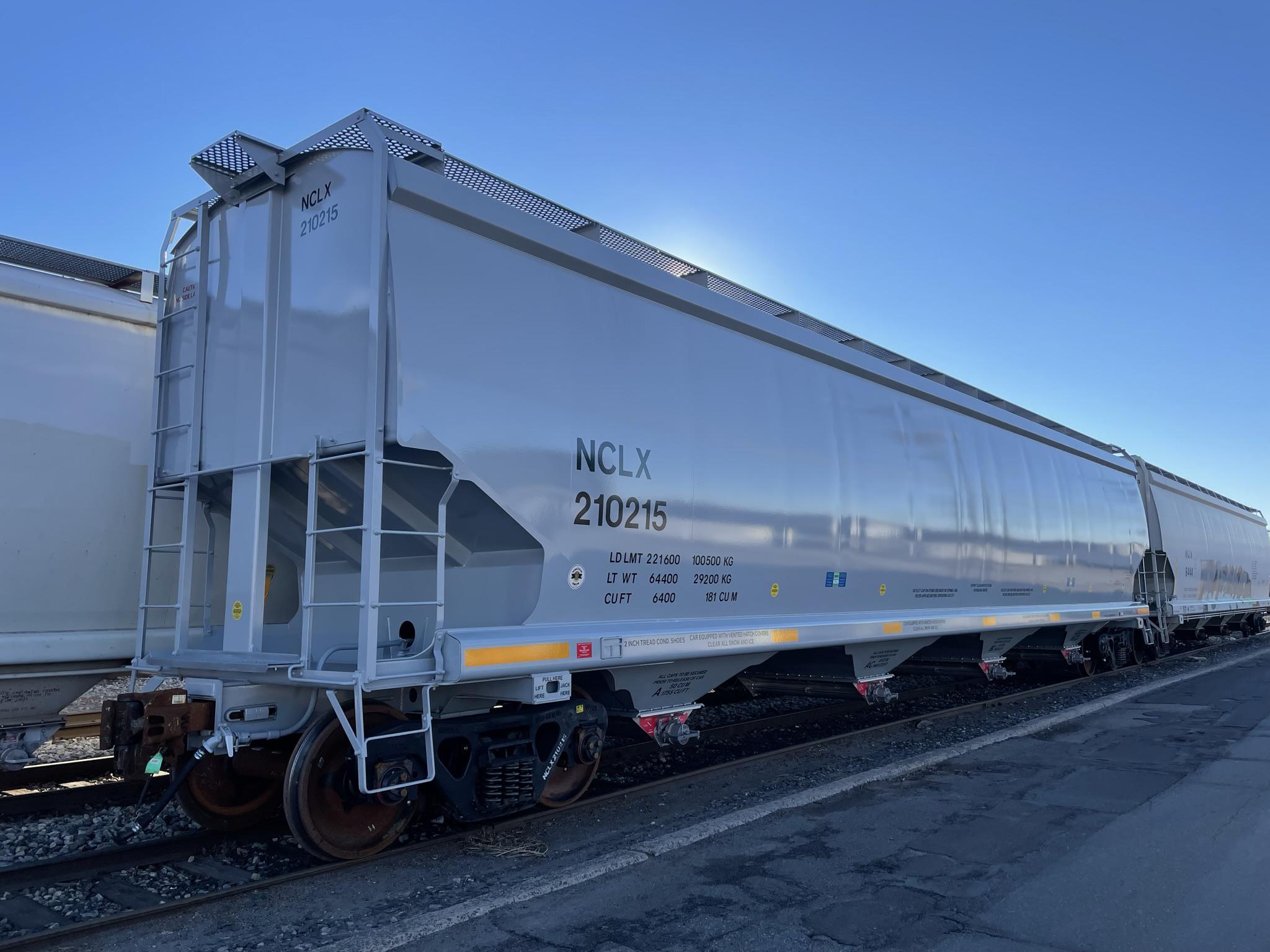 Brand new hopper car built in November 2021 trains
