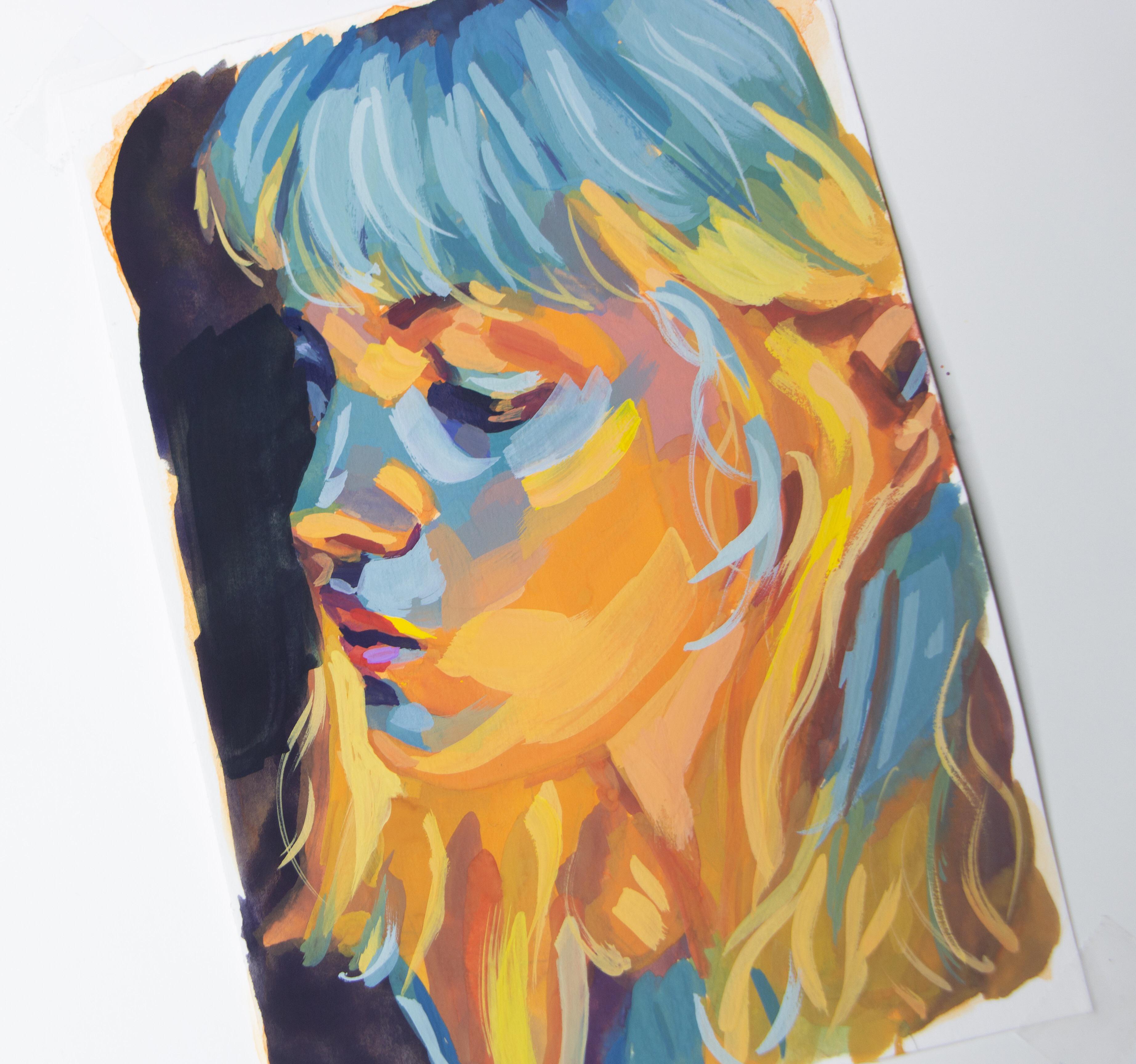 Gouache on paper r/creative