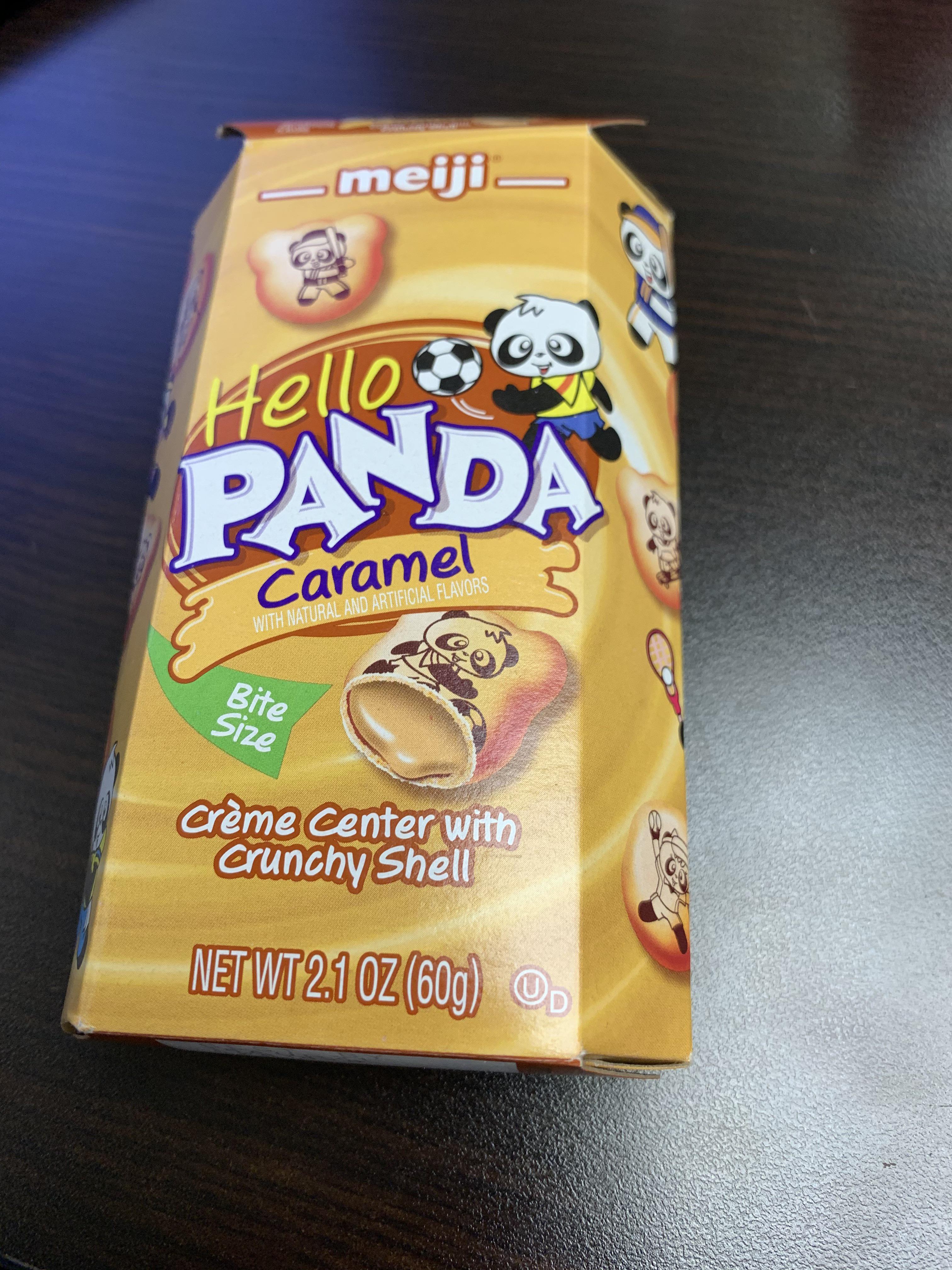 Caramel flavored Hello Panda cookies! r/snacking