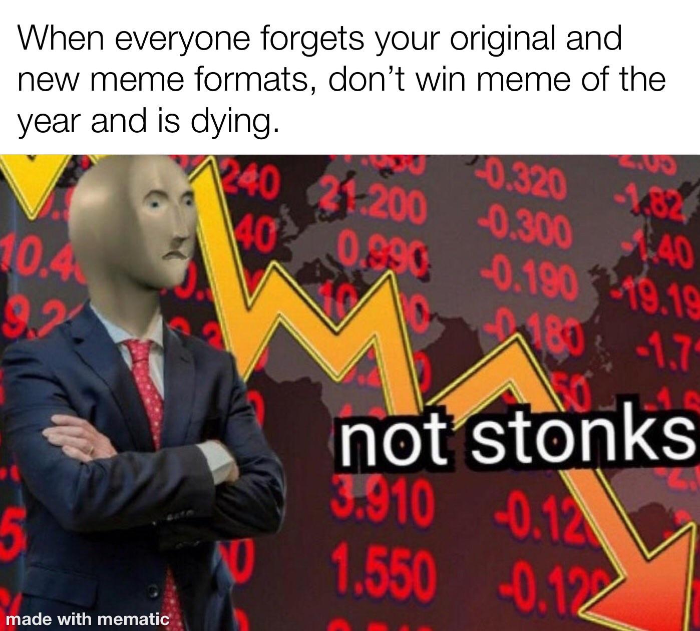 Stonks meme is dying PewdiepieSubmissions