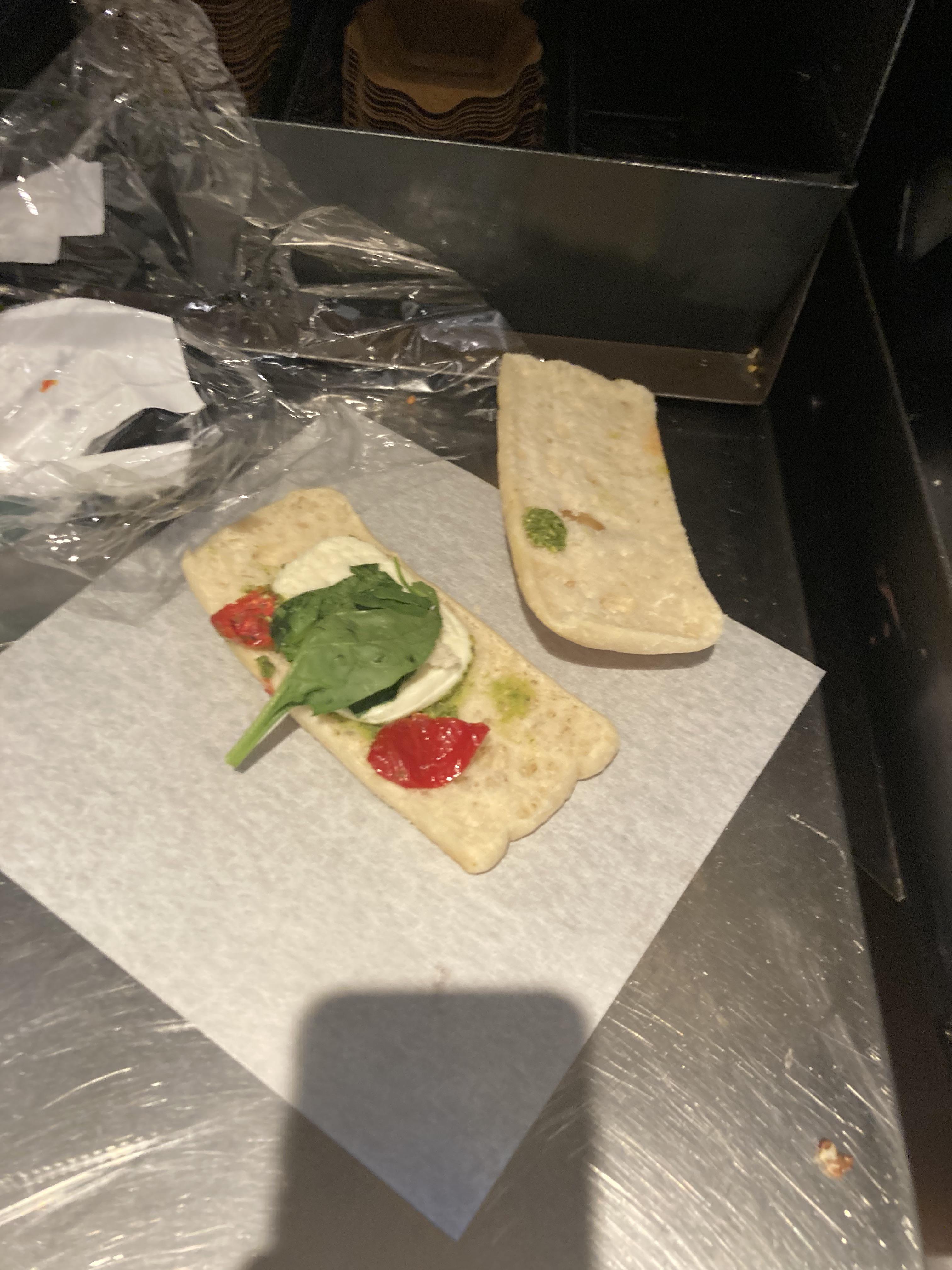 here’s the inside of your tomato mozzarella sandwiches ️😝 r/starbucks