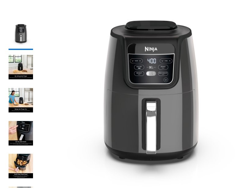 Ninja Air Fryer XL 5.5 Quart, Black/Silver, AF150WM.. Any Good? r