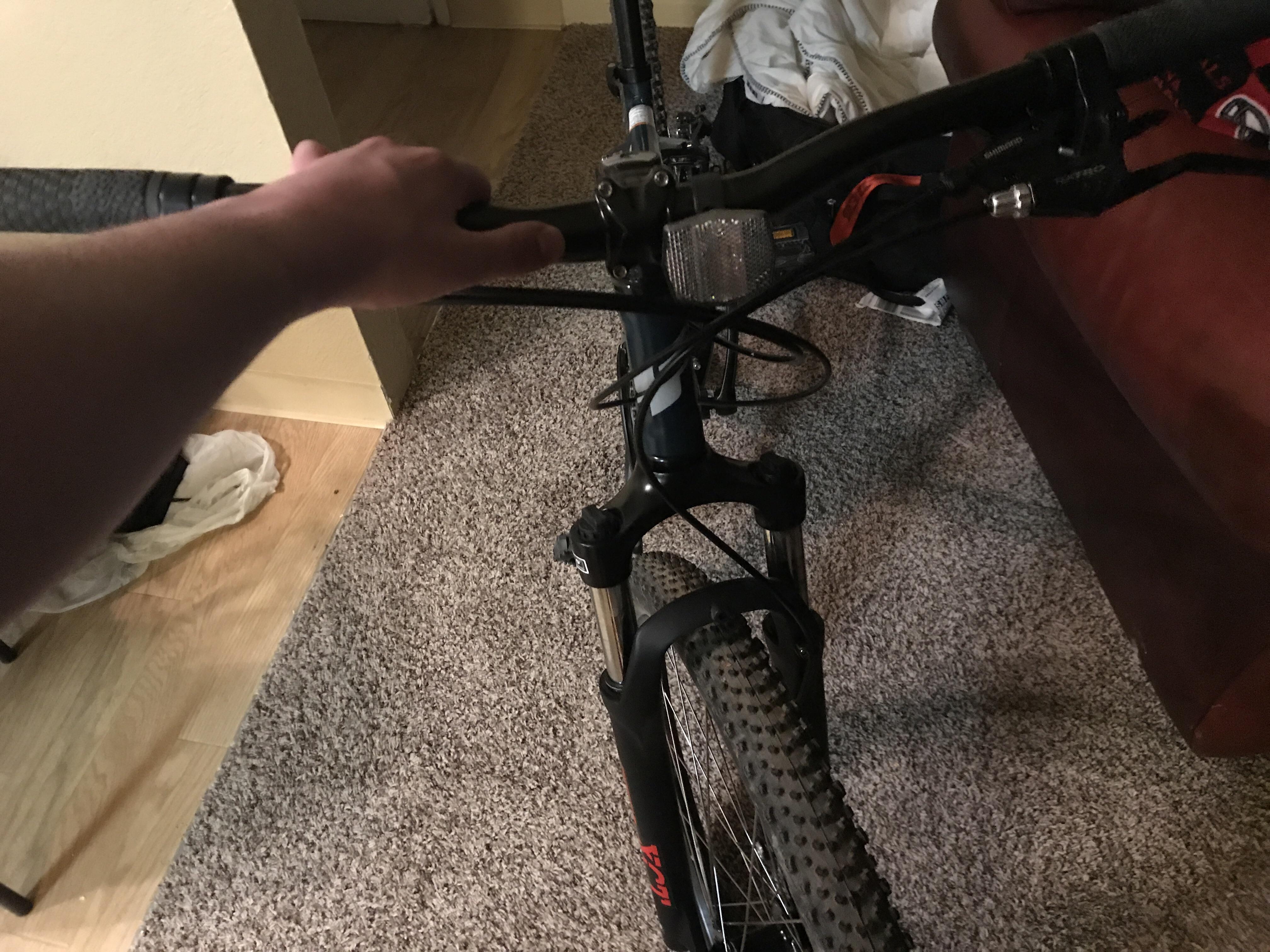 I crashed today and my handlebars aren’t aligned with wheel anymore. I