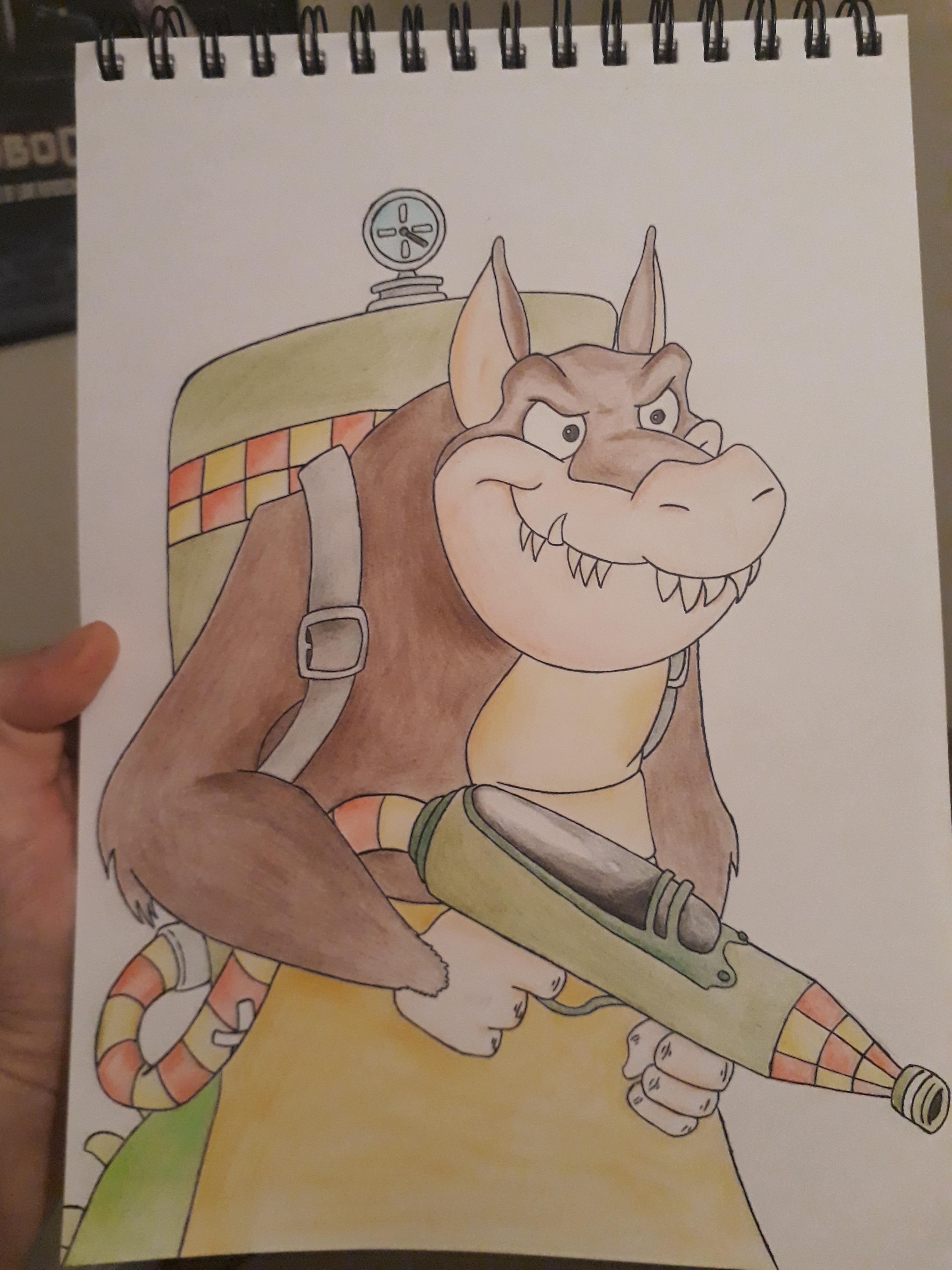 DINGODILE Drawing crashbandicoot