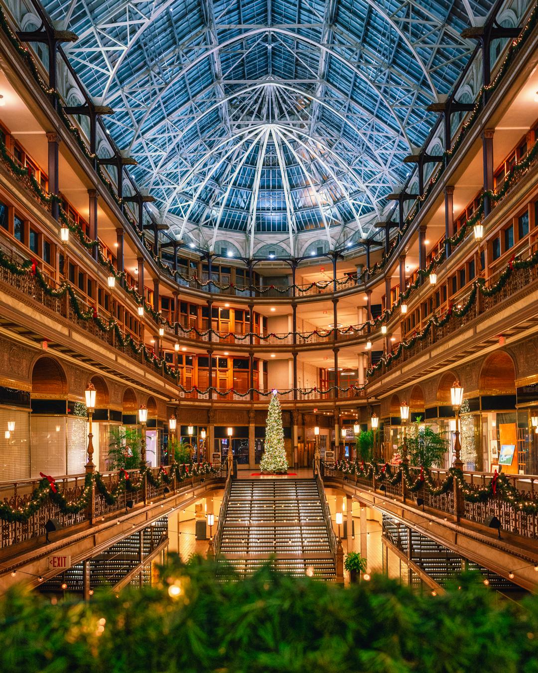 Arcade Open In Christmas 2023 Dfw Christmas decorations at The Arcade Cleveland