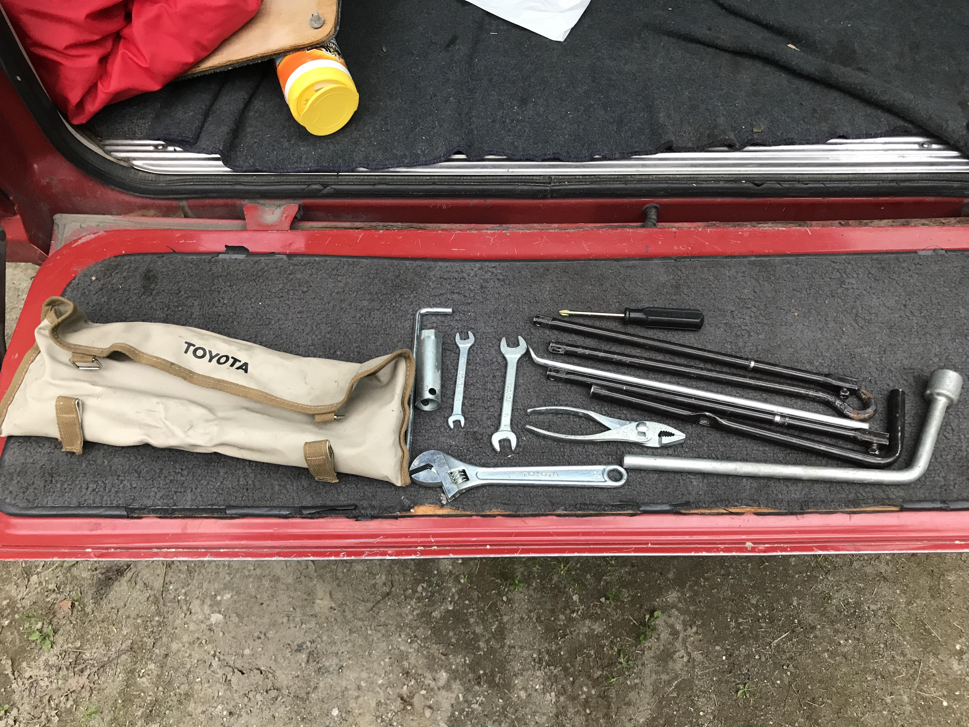 Original FJ62 Toyota tool bag r/LandCruisers