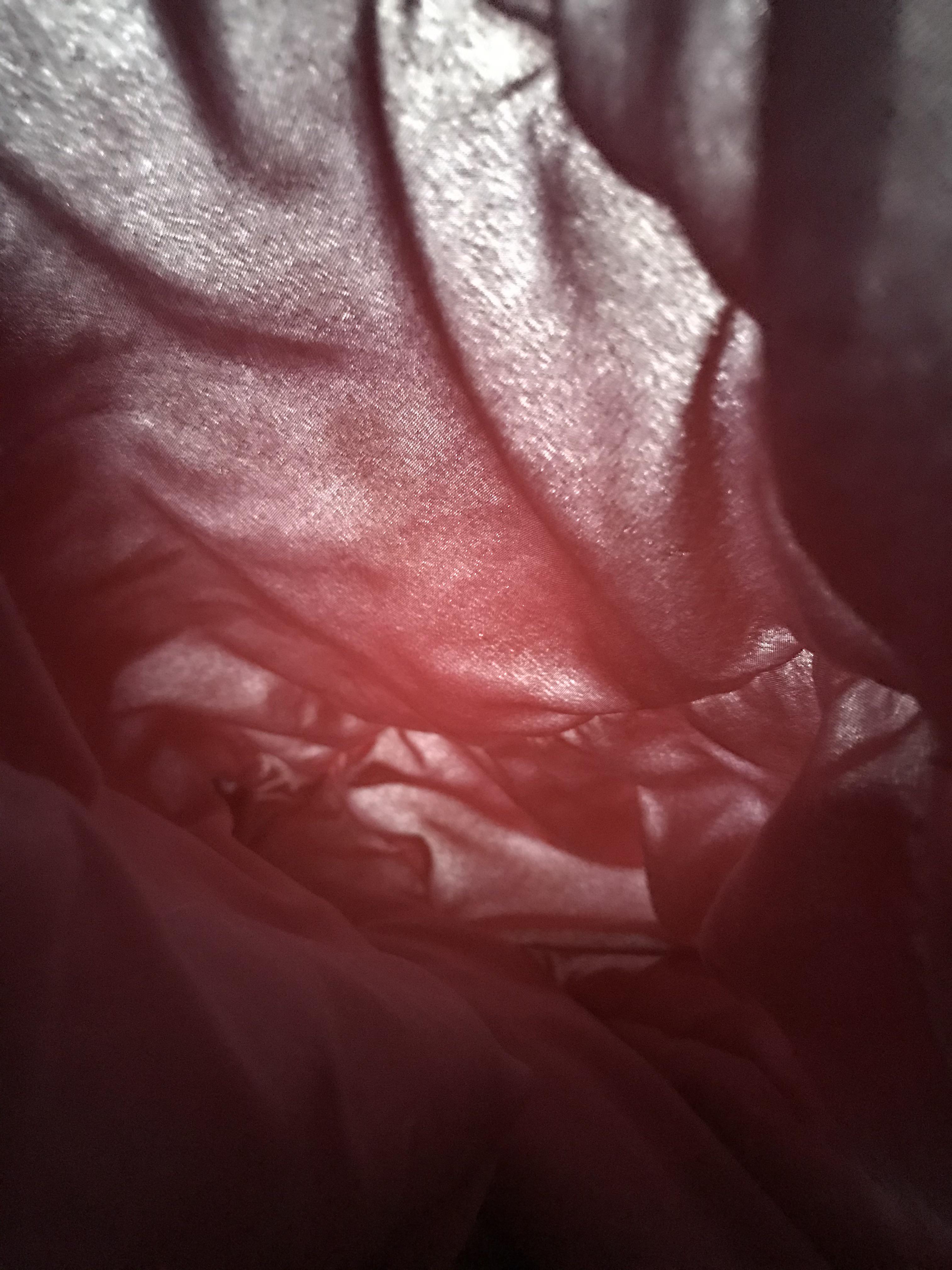 The sun is making my blue blanket look red. r/mildlyinteresting