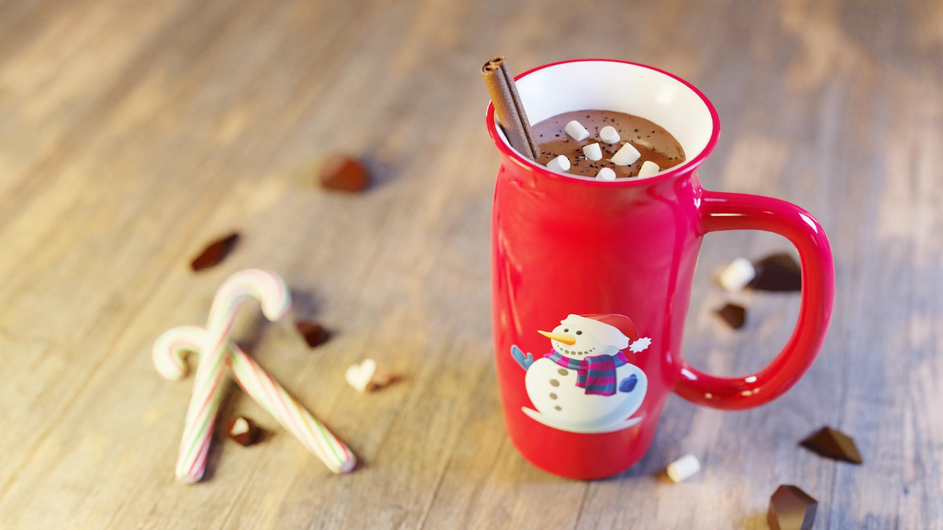Hot chocolate render r/blender
