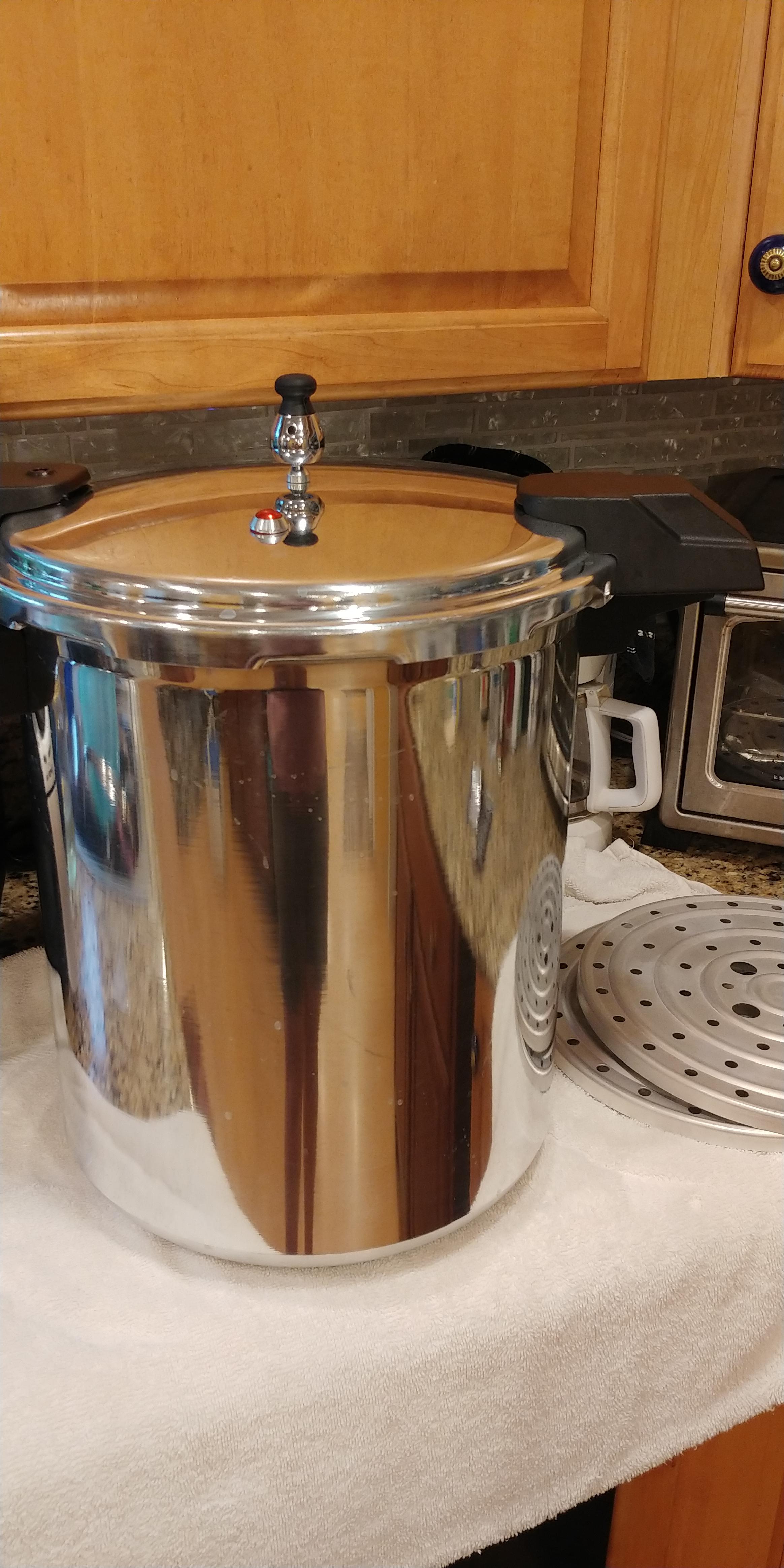 I scored a 22 quart pressure canner for 10 at a yard sale today but it