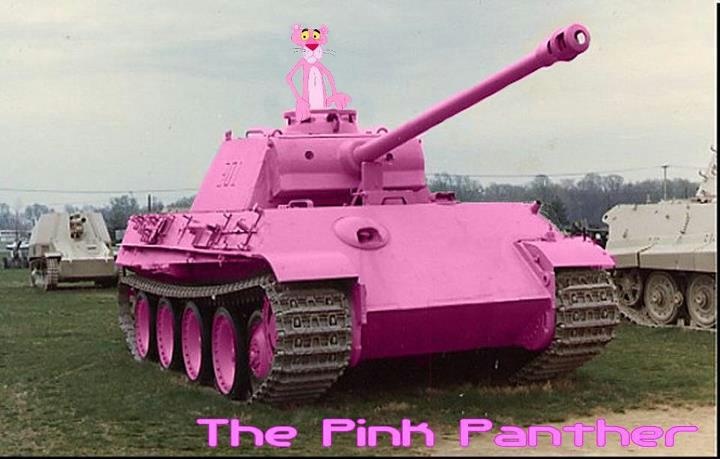It's all fun and games till the Pink Panther show up. TankPorn