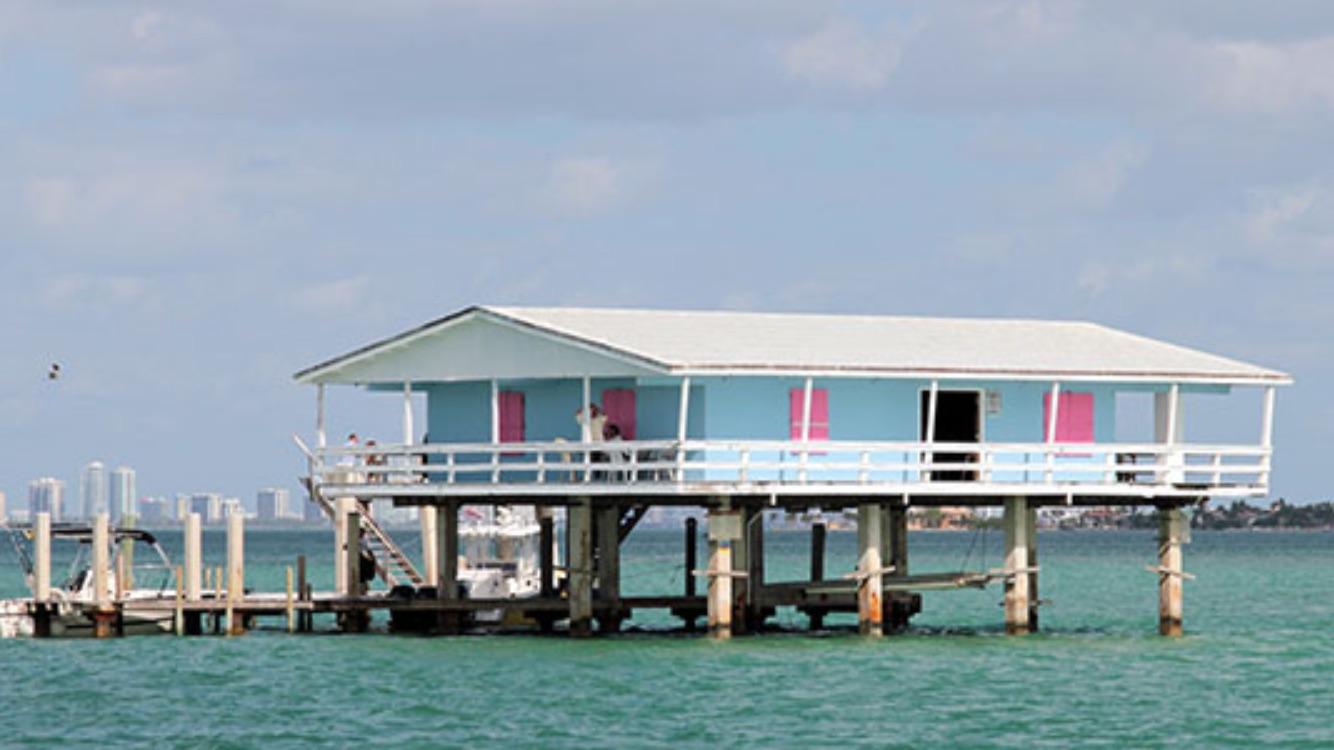 ‘Stiltsville’ Miami is a neighborhood of 7 oceanic houses on stilts r