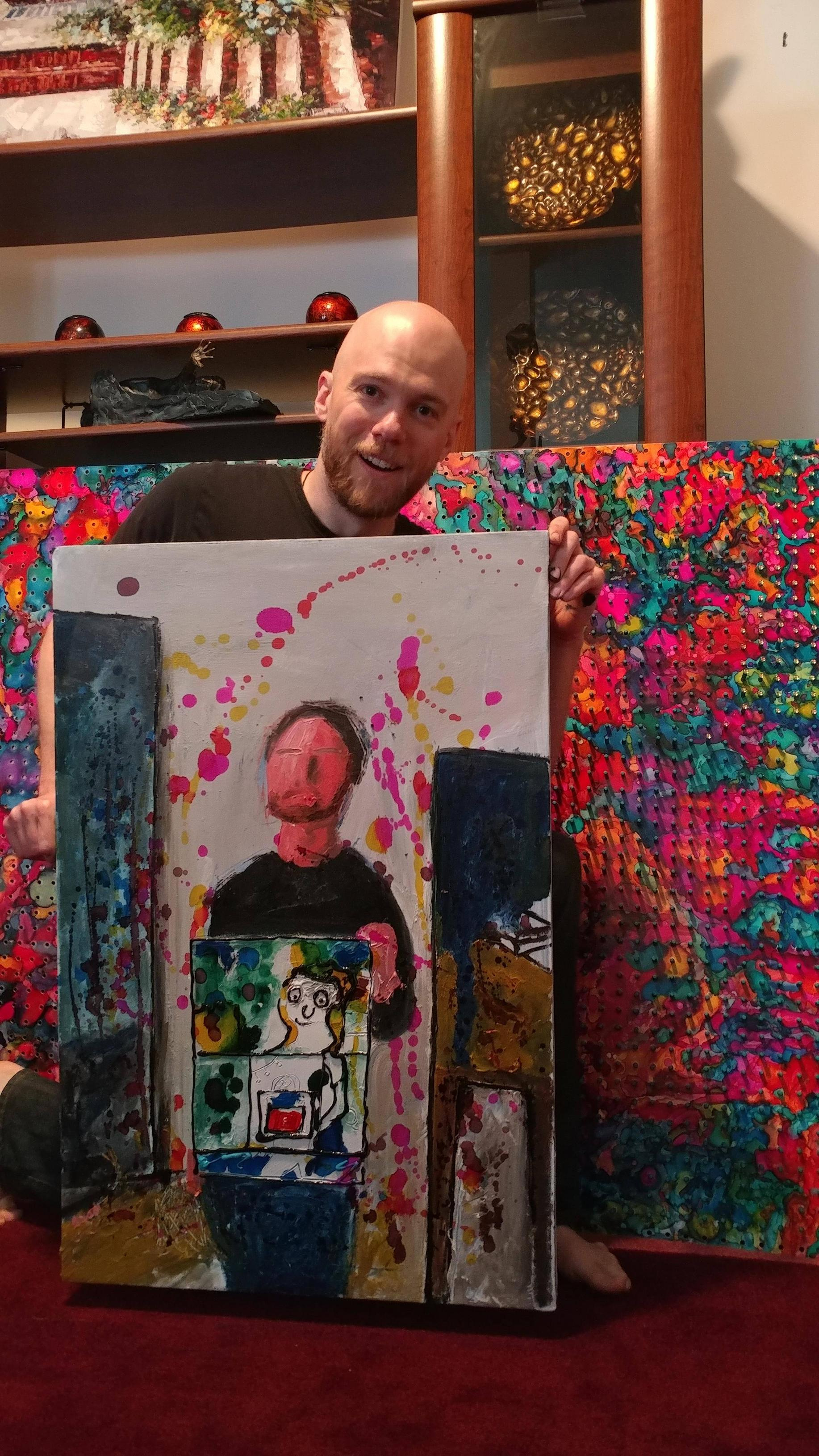 I painted u/Shitty_WaterColour who painted the woman who painted the