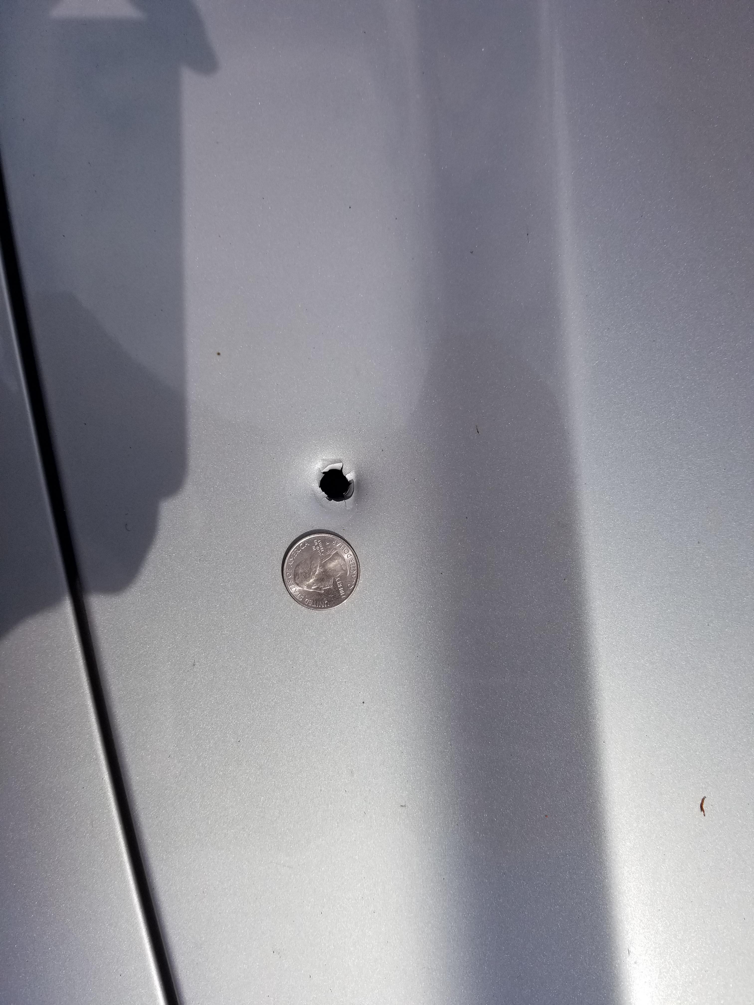 5$ DIY Quick Fix For Large Holes In your Car YouTube