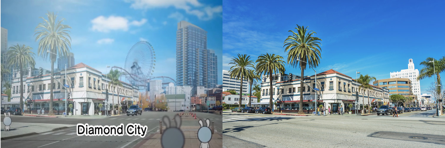 Left Diamond City From WarioWare Get It Together! Right Third Street