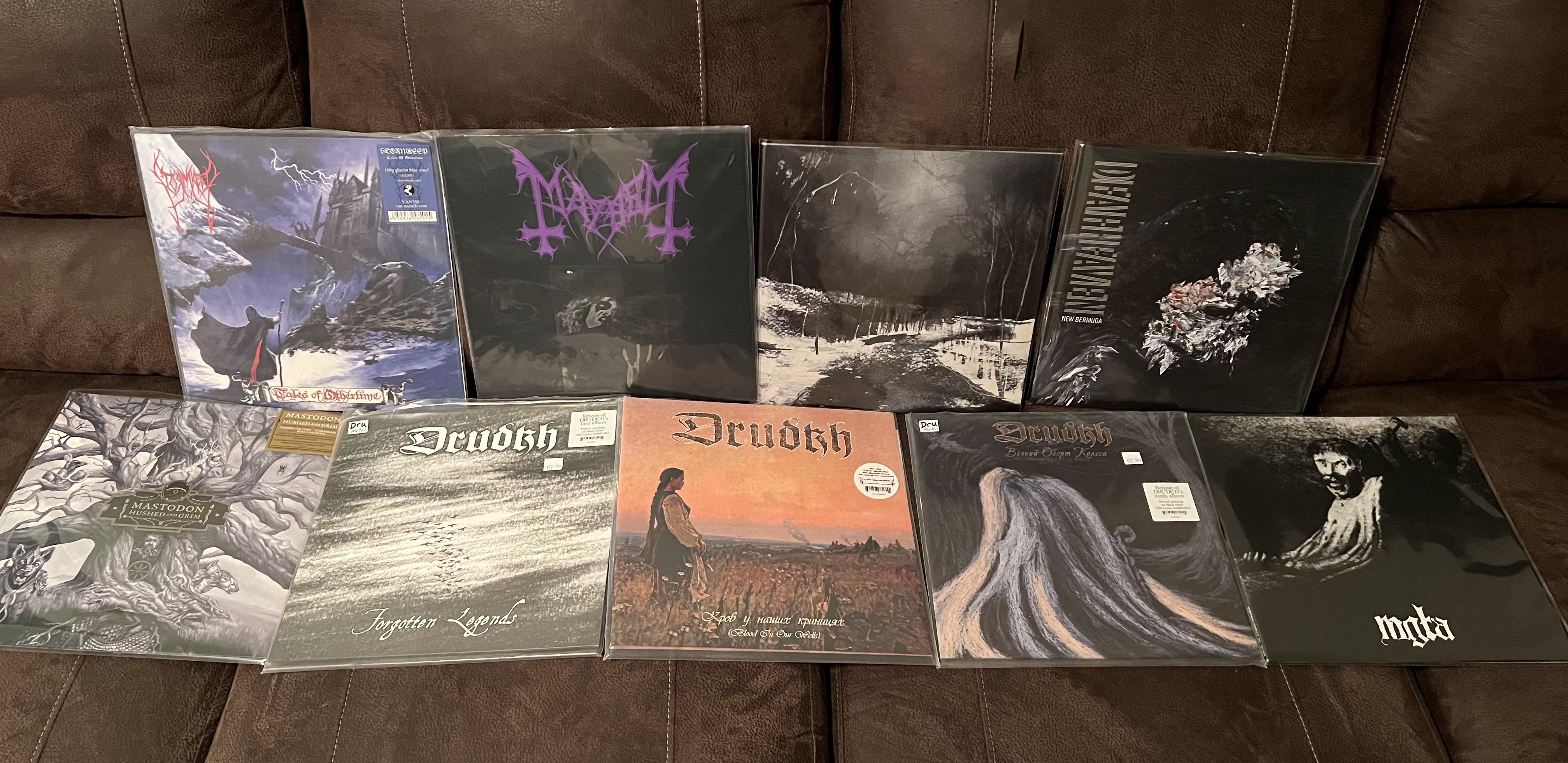 Newest Additions (Plus a couple non black metal albums) r/blackmetalvinyl
