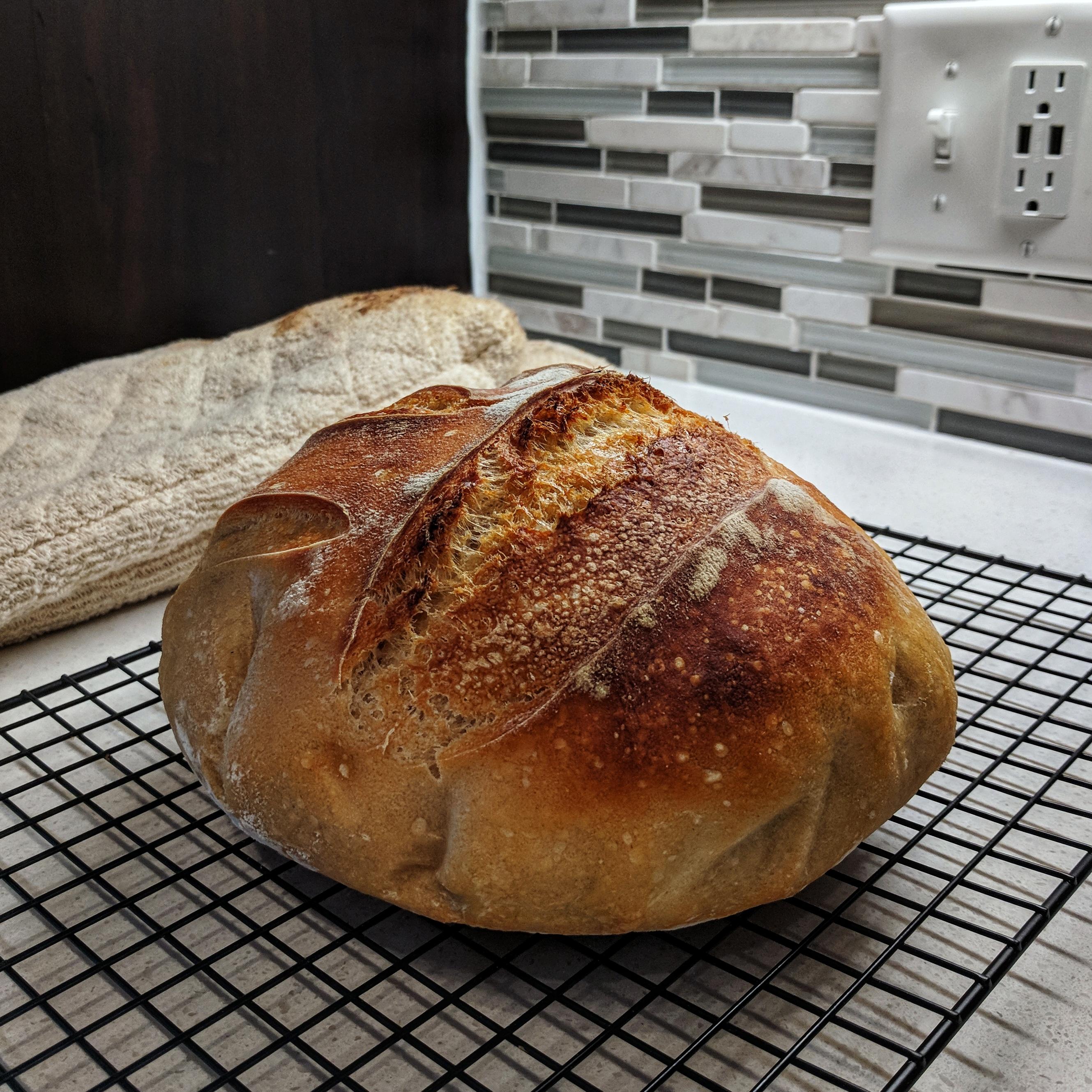 First time baking with a dutch oven! r/Sourdough